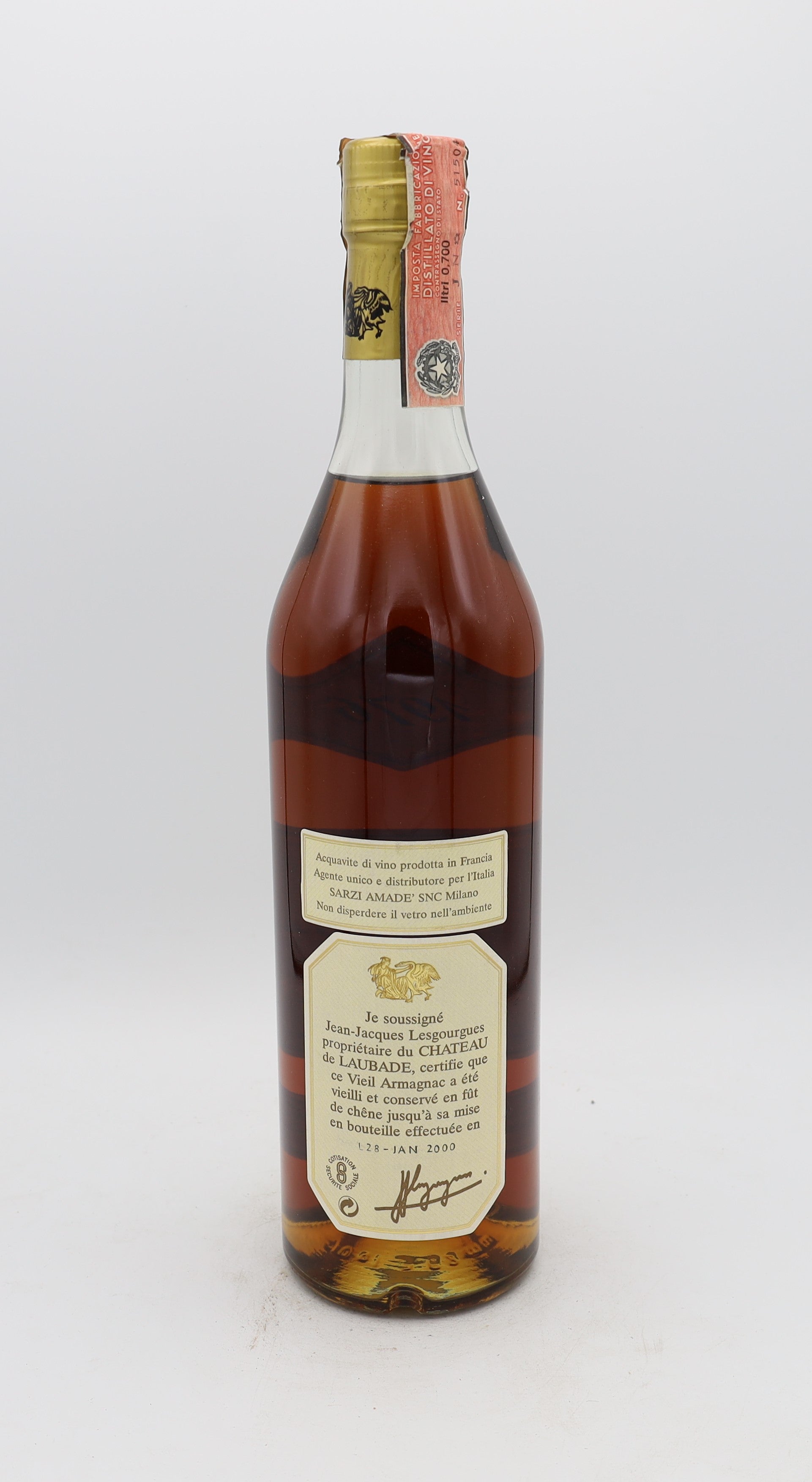 Chateau de Laubade Bas Armagnac Vintage 1976