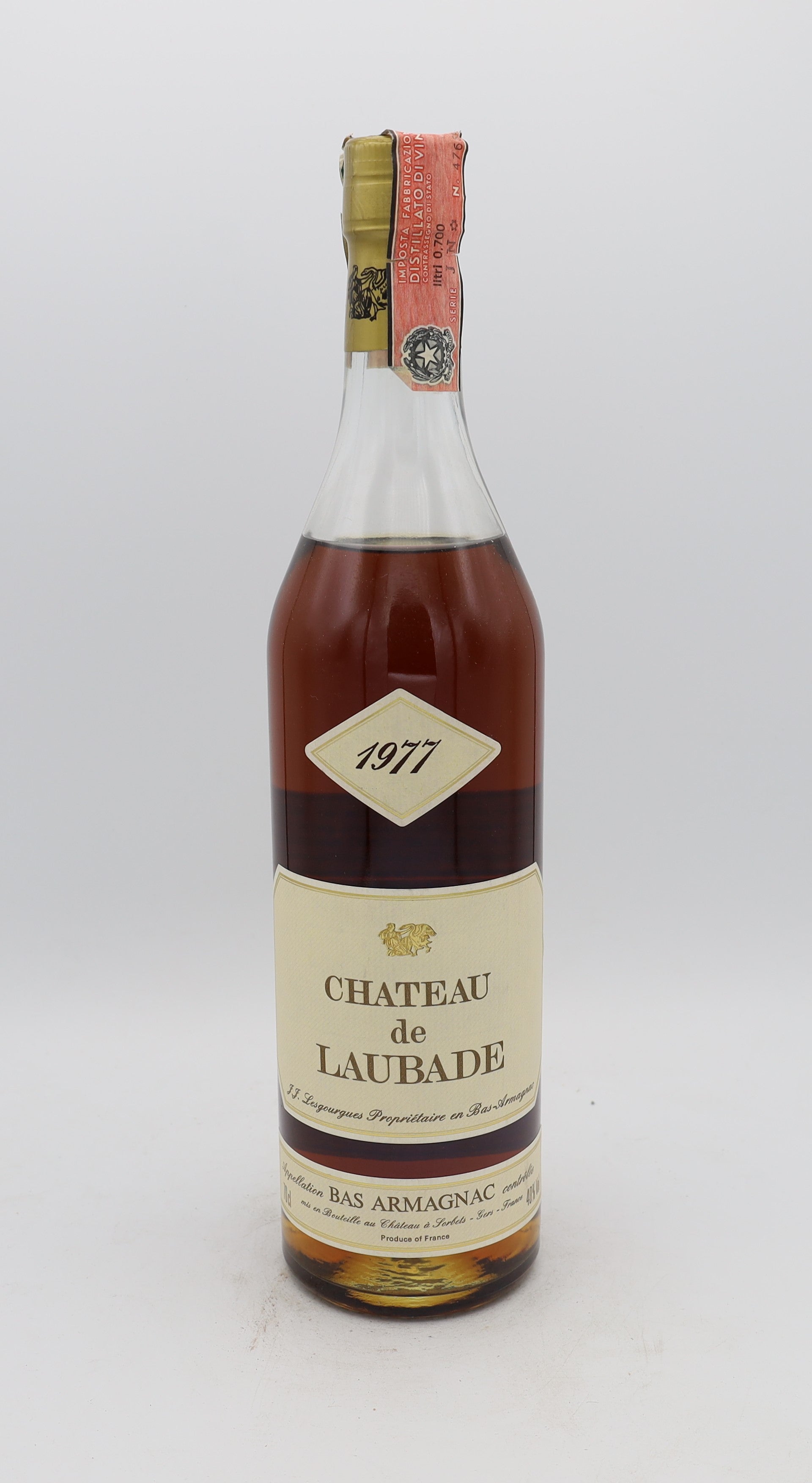 Chateau de Laubade Bas Armagnac Vintage 1977