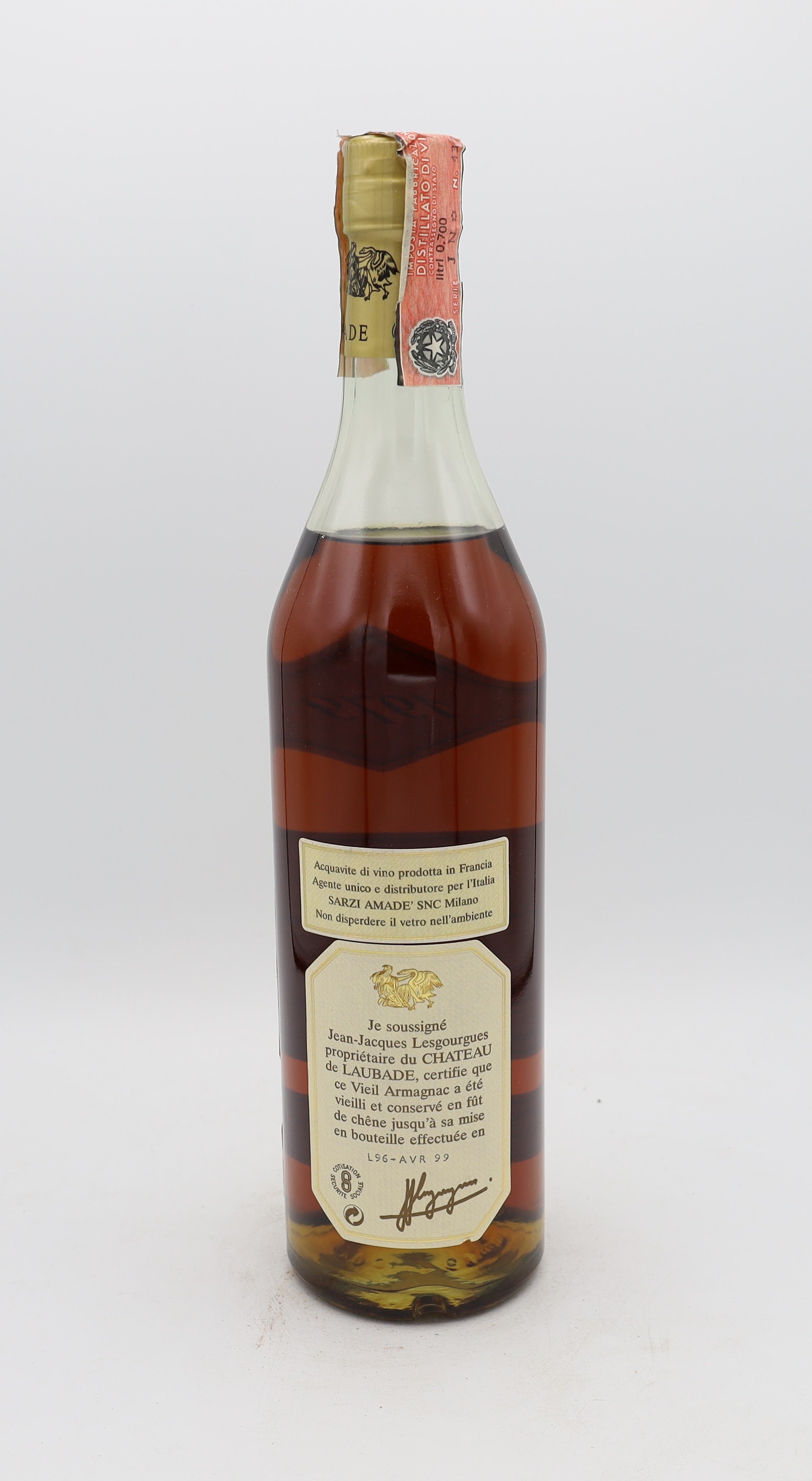 Chateau de Laubade Bas Armagnac Vintage 1979