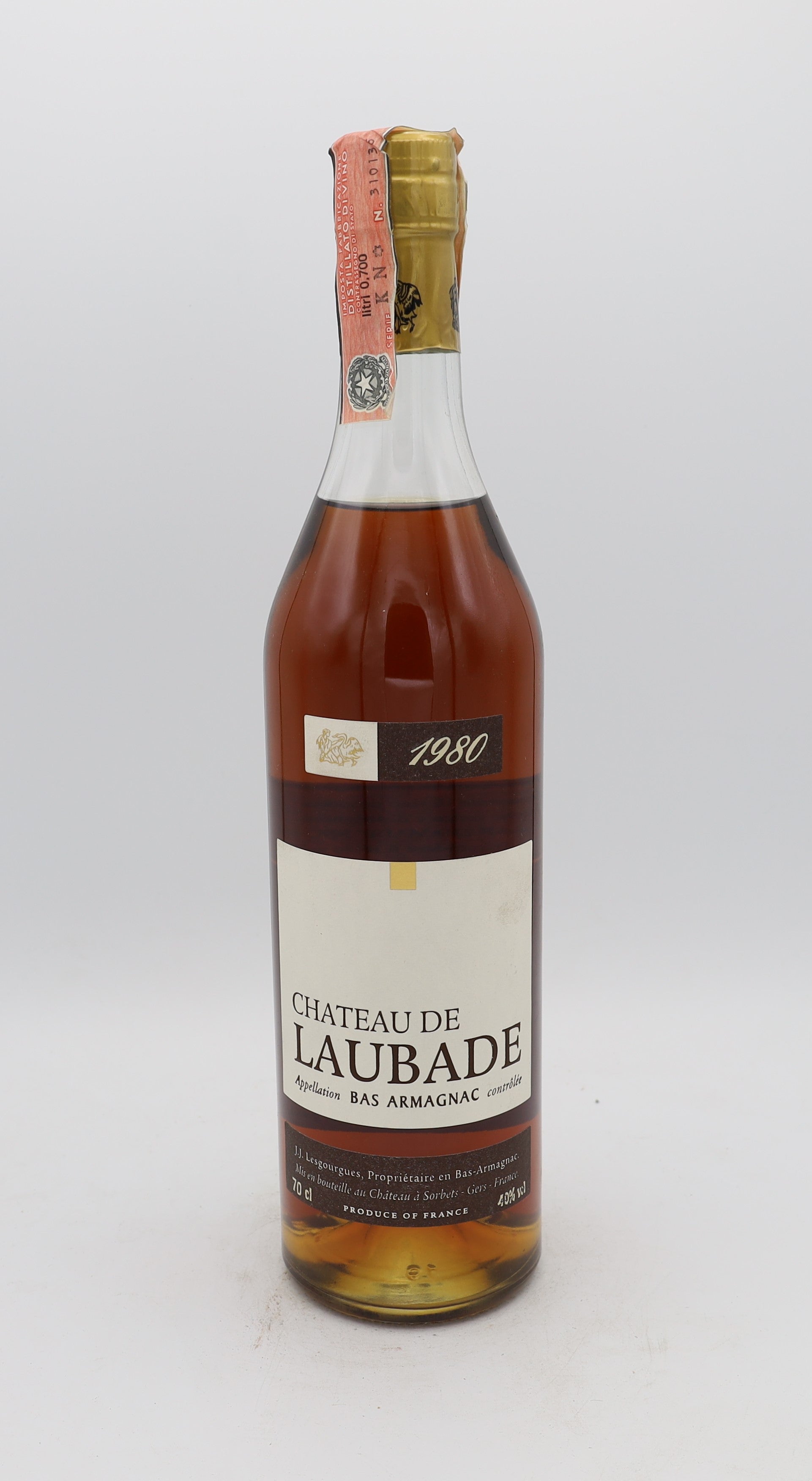 Chateau de Laubade Bas Armagnac Vintage 1980