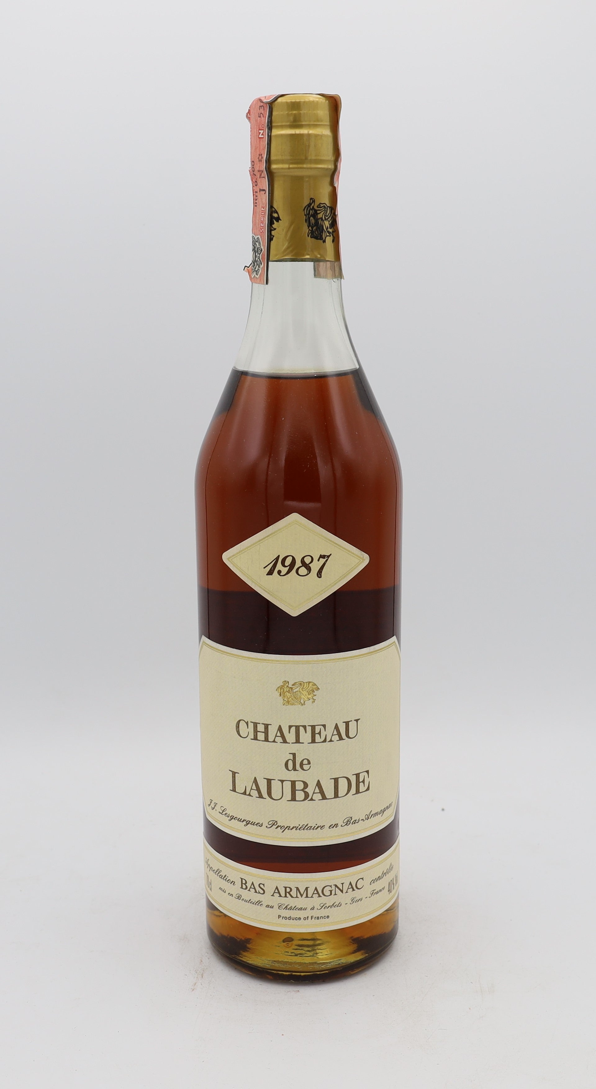 Chateau de Laubade Bas Armagnac Vintage 1987