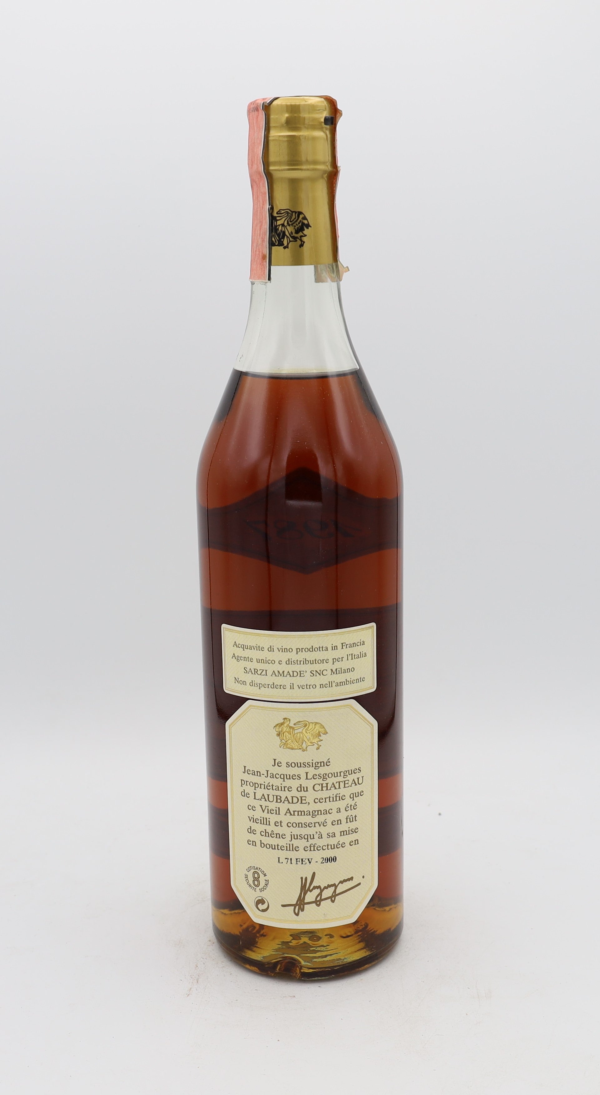 Chateau de Laubade Bas Armagnac Vintage 1987