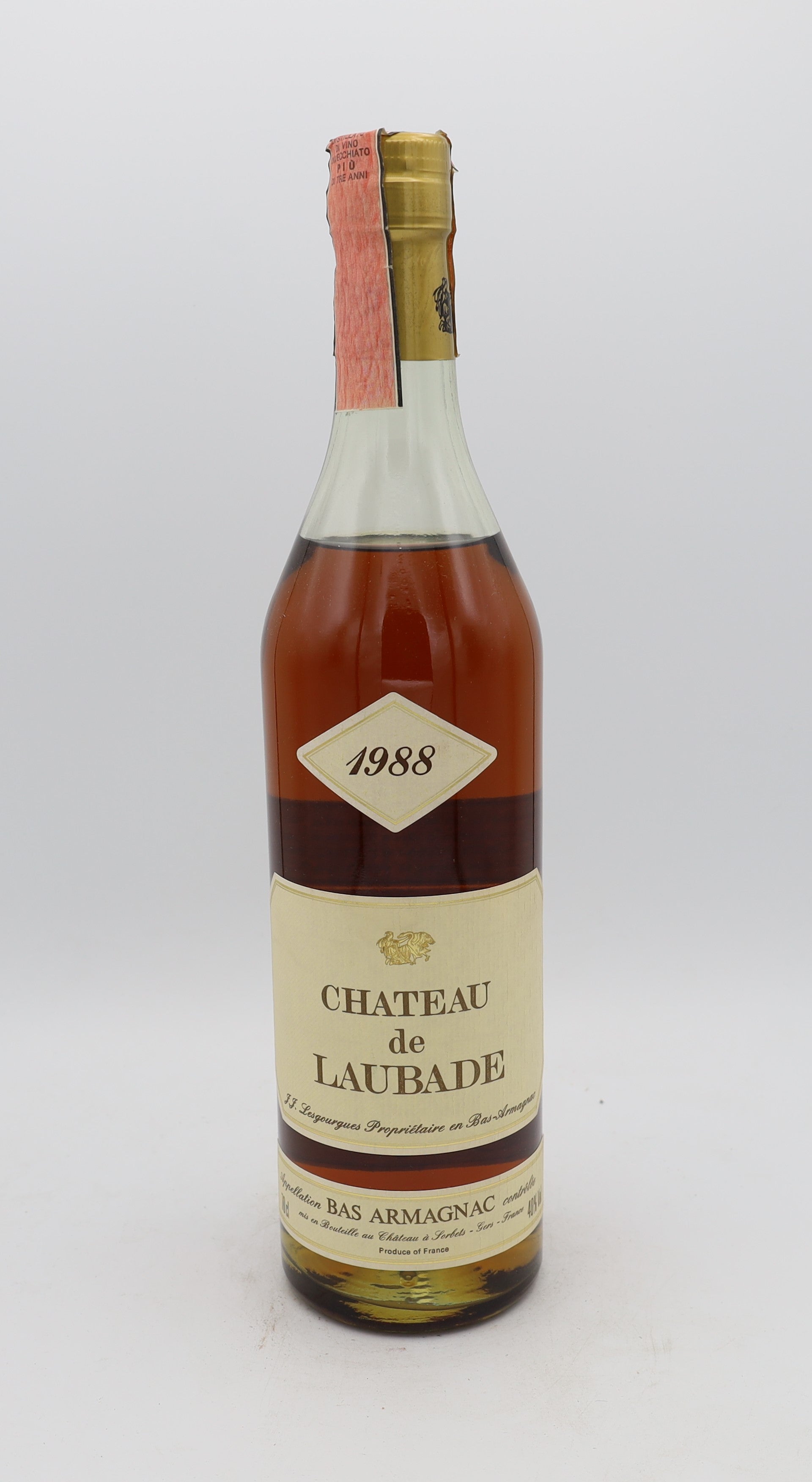 Chateau de Laubade Bas Armagnac Vintage 1988