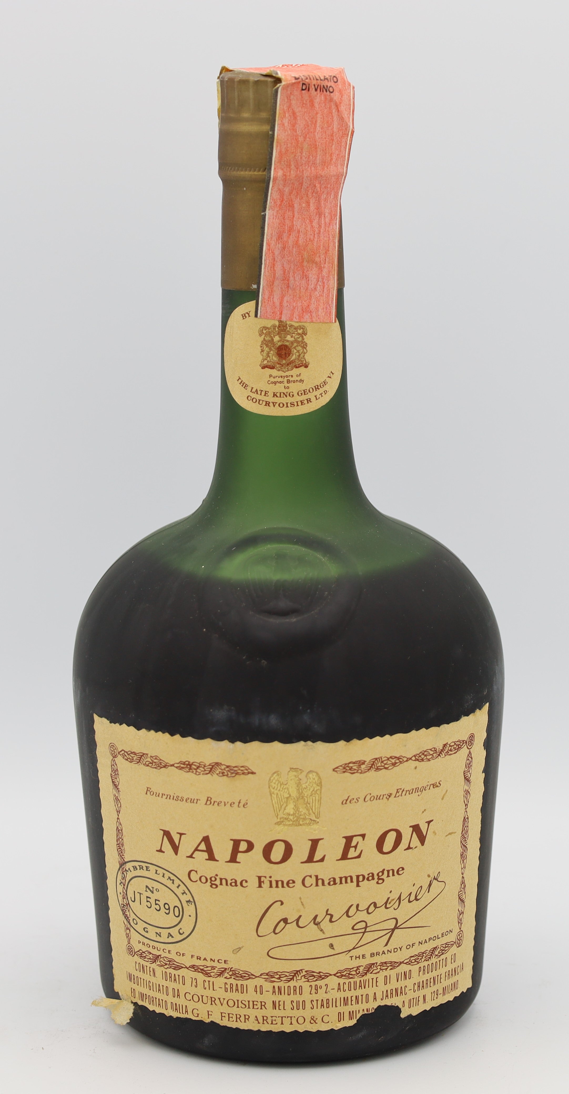 Courvoisier Cognac Fine Champagne Vintage 1970's - Rich Aroma