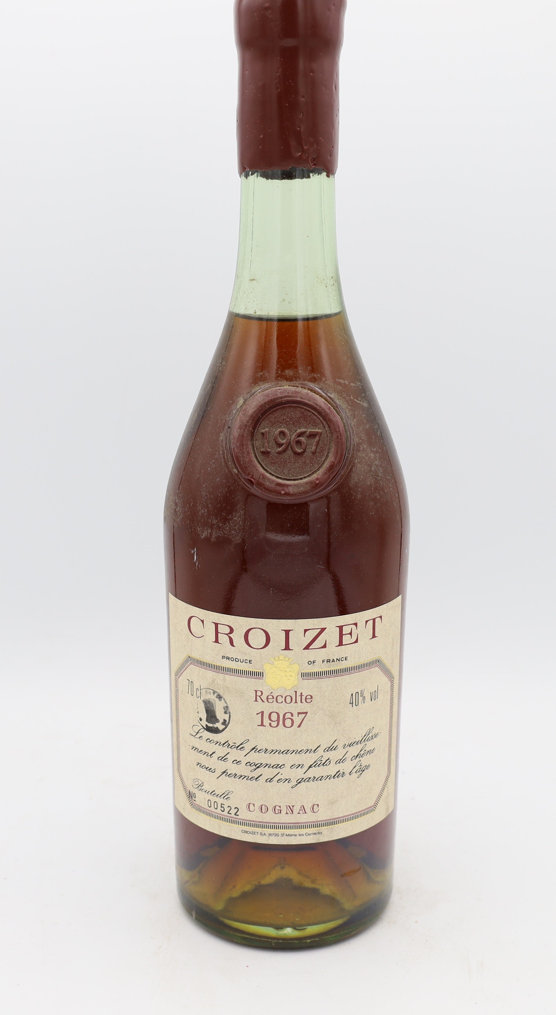 Croizet Cognac Vintage 1967