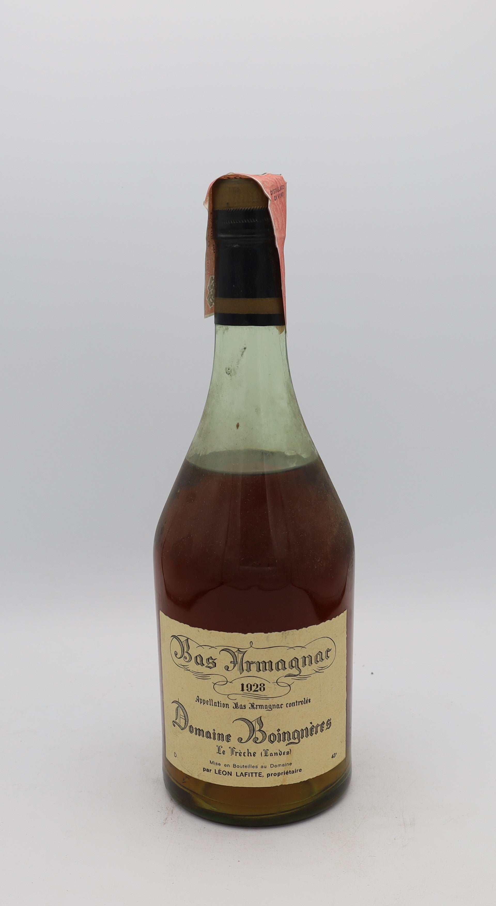 Domaine Boingnères Bas Armagnac Vintage 1928