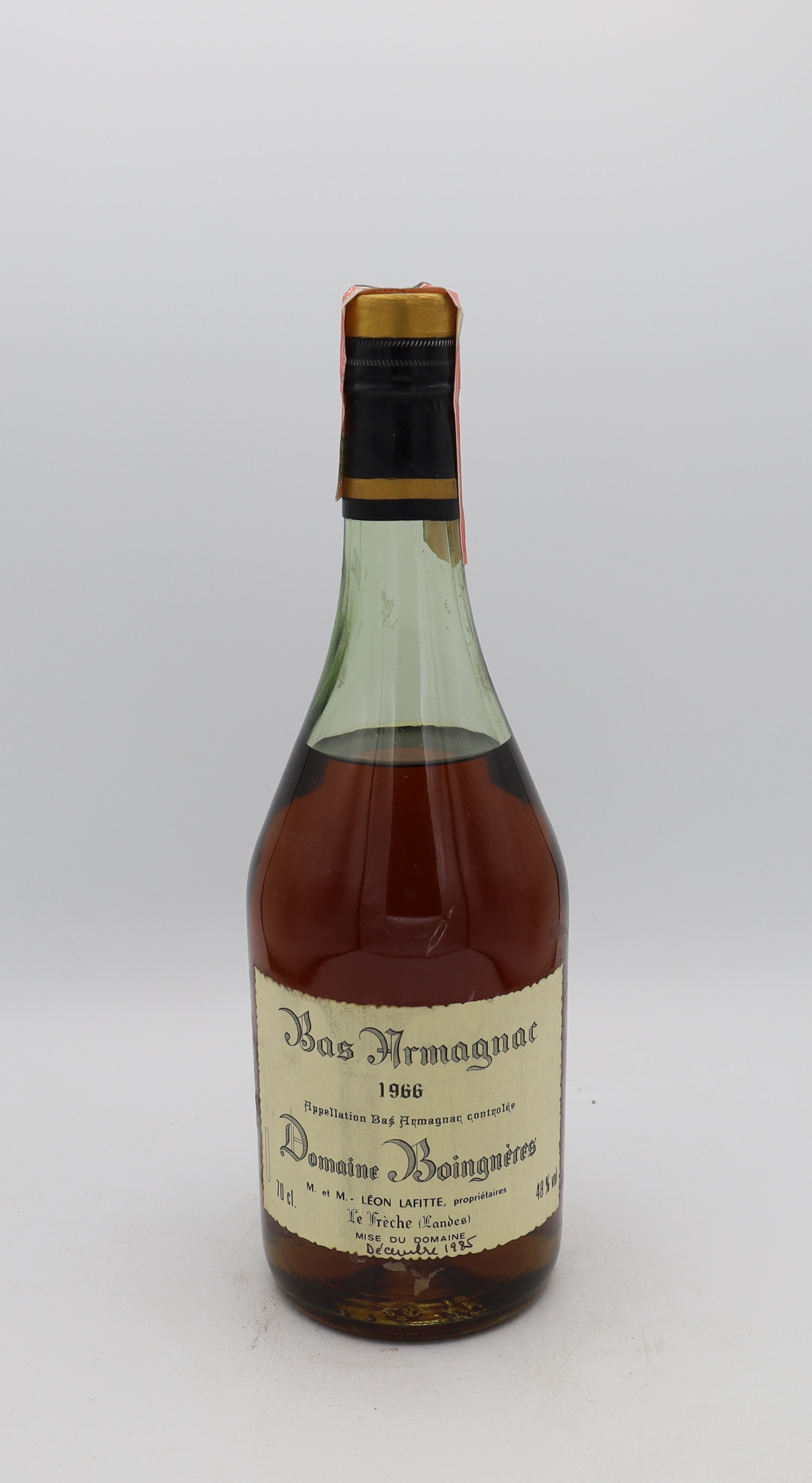 Domaine Boingnères Bas Armagnac Vintage 1966