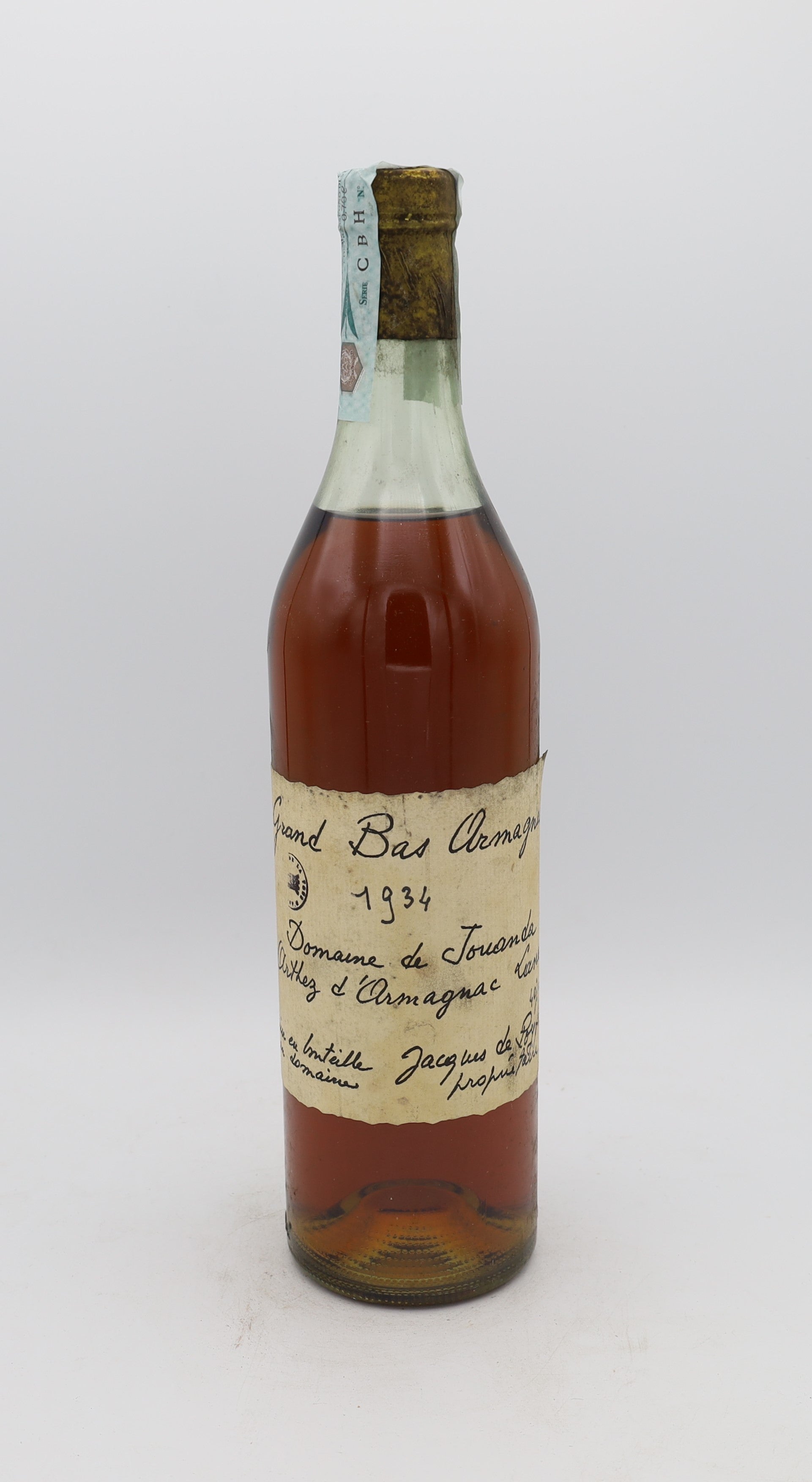 Domaine de Jouanda Grand Bas Armagnac Vintage 1934
