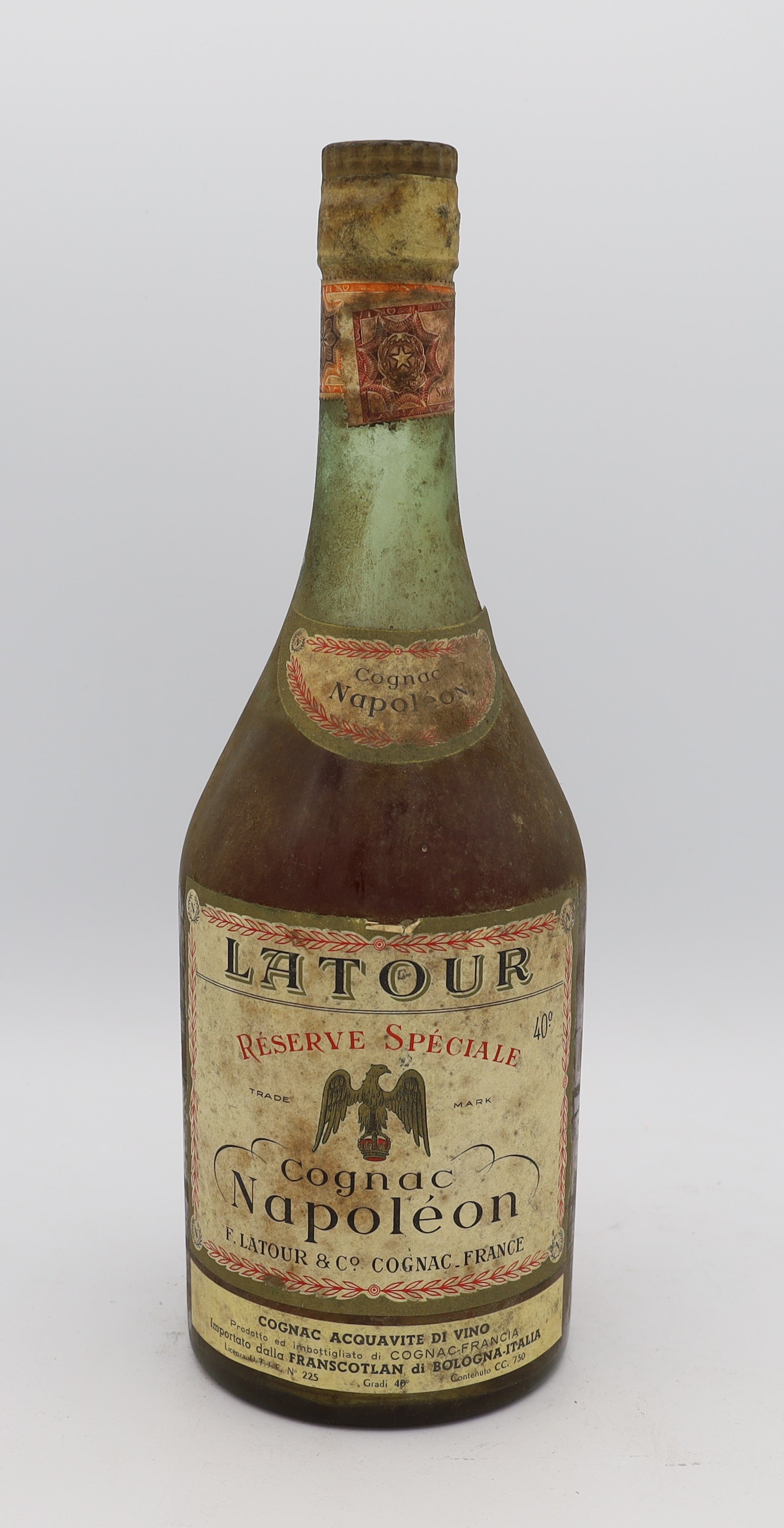 Latour Cognac Napoleon 1958: Rare Elegance in a Bottle - Reserved
