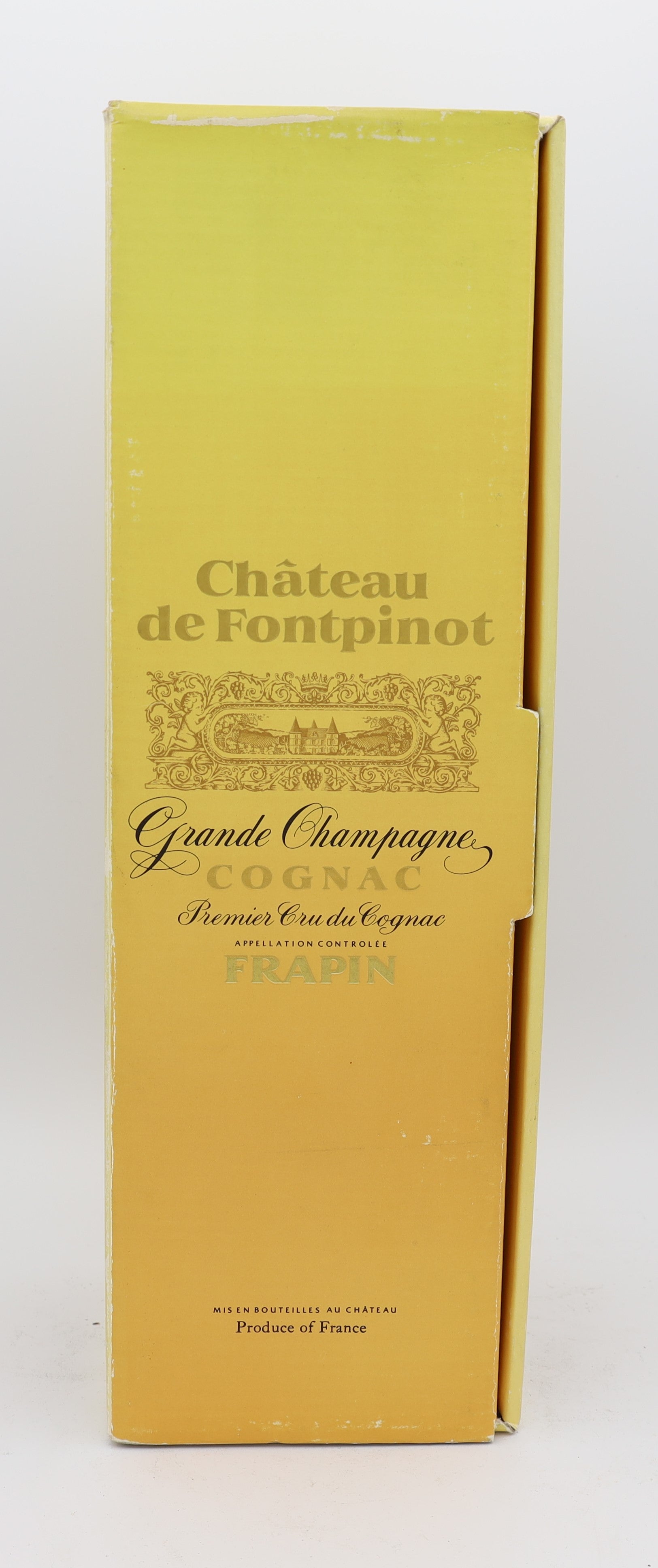 Frapin Château de Fontpinot Réserve du Château – premium French cognac with rich amber color, smooth and refined flavors, presented in elegant packaging, ideal for collectors and connoisseurs.