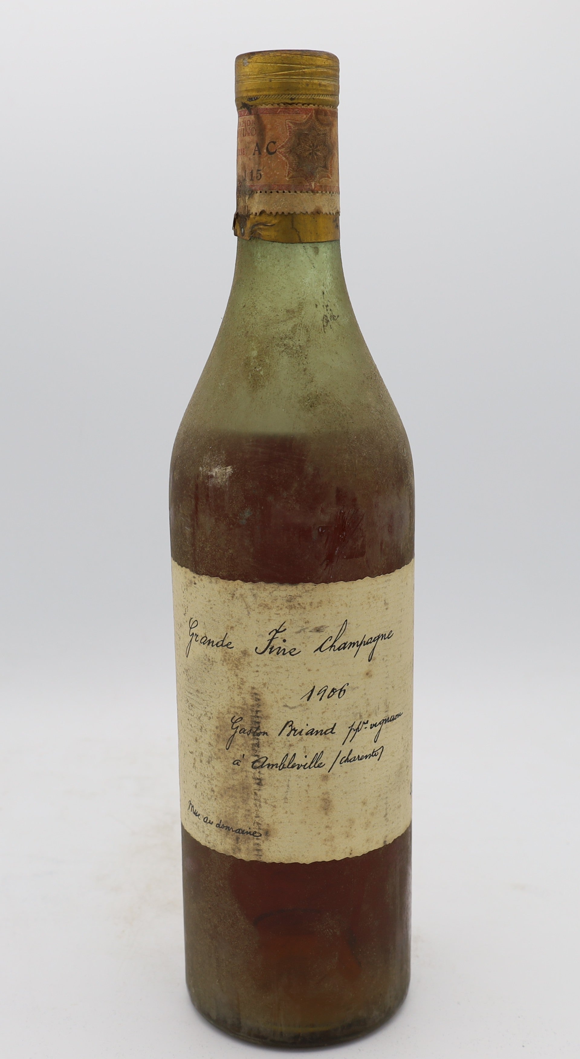 Gaston Briand Cognac Grande Fine Vintage 1906