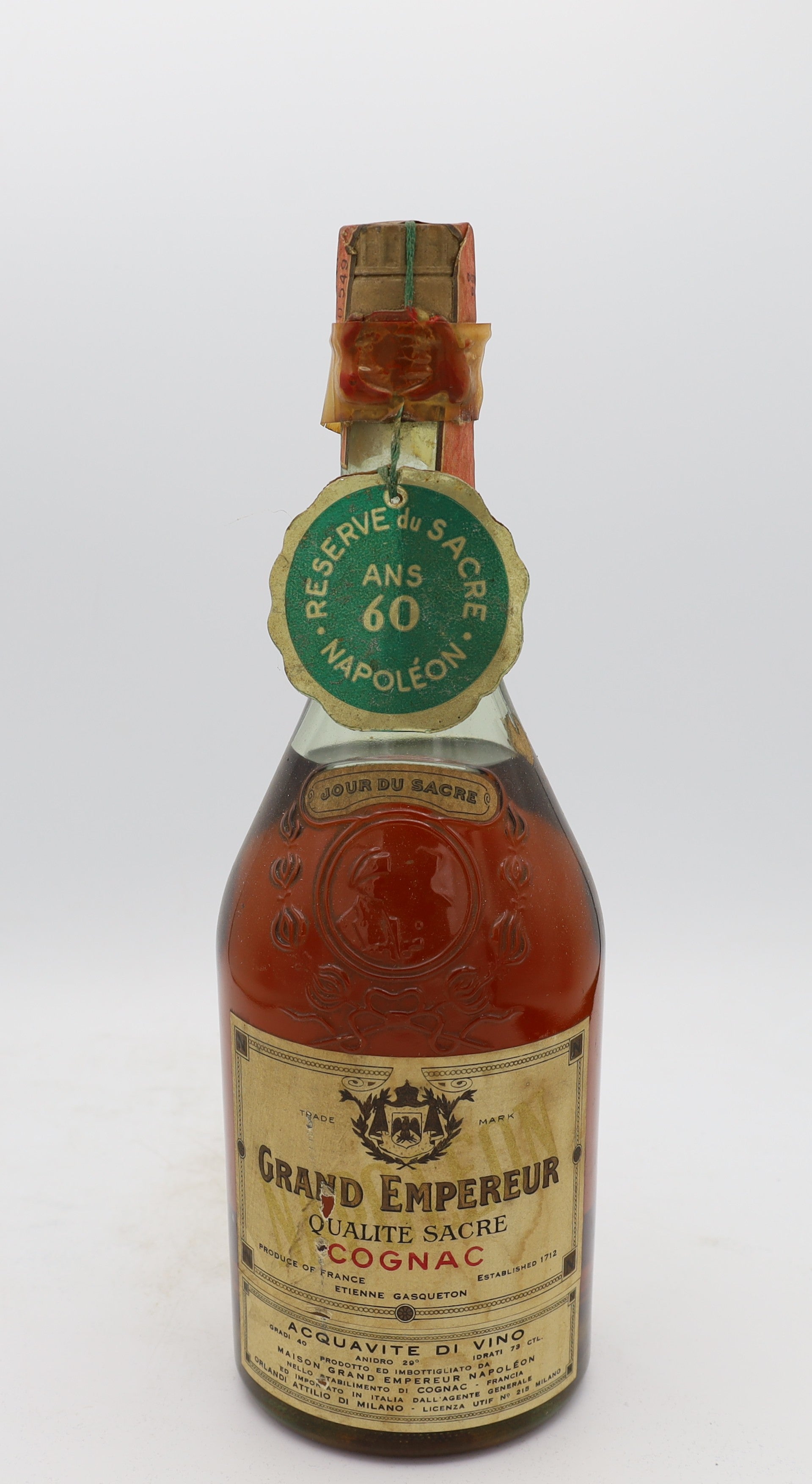 Grand Empereur Cognac Jour du Sacre 60yo