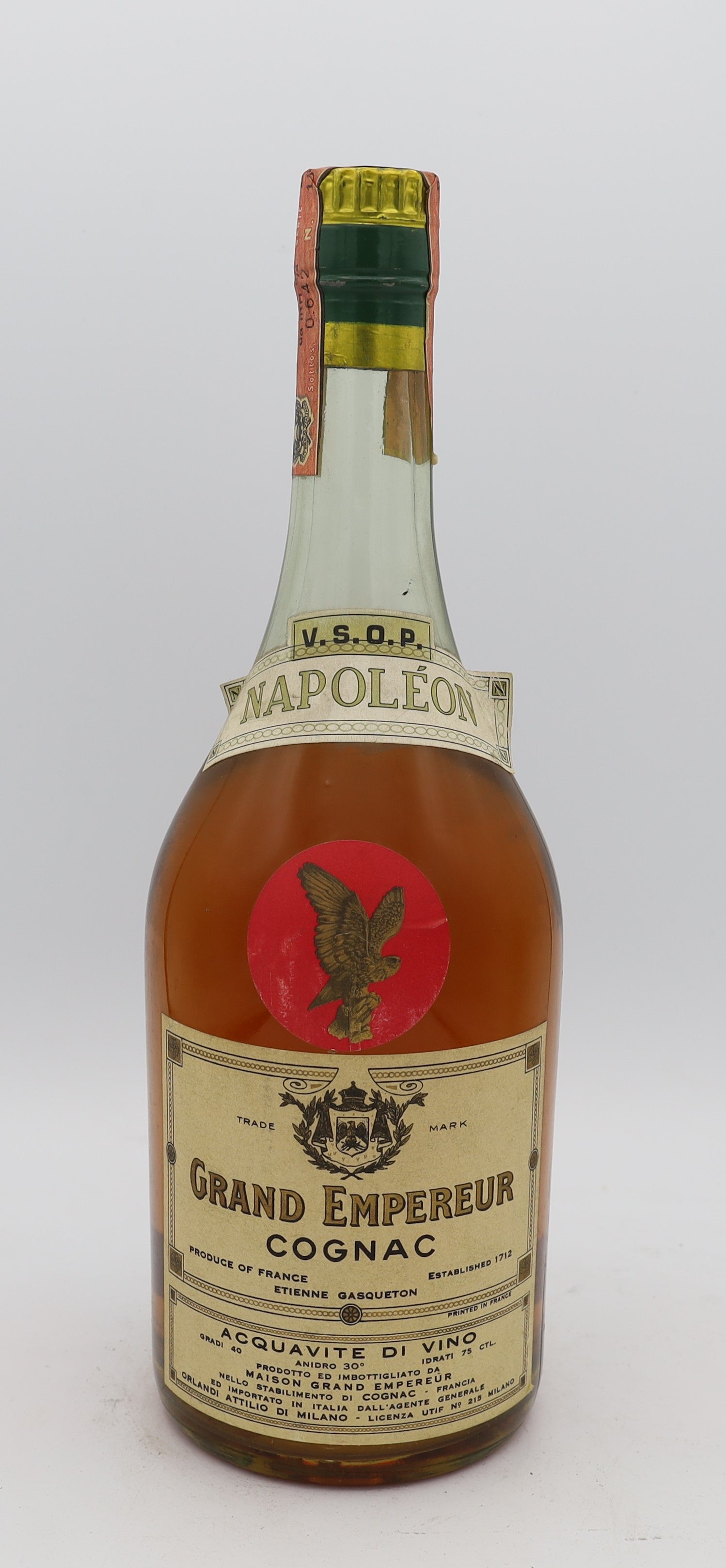 即買不可　バラ売り可能　4本　ナポレオン　GRAND EMPEREUR Grand Empereur VSOP Napoleon Cognac 1970's Limited Edition