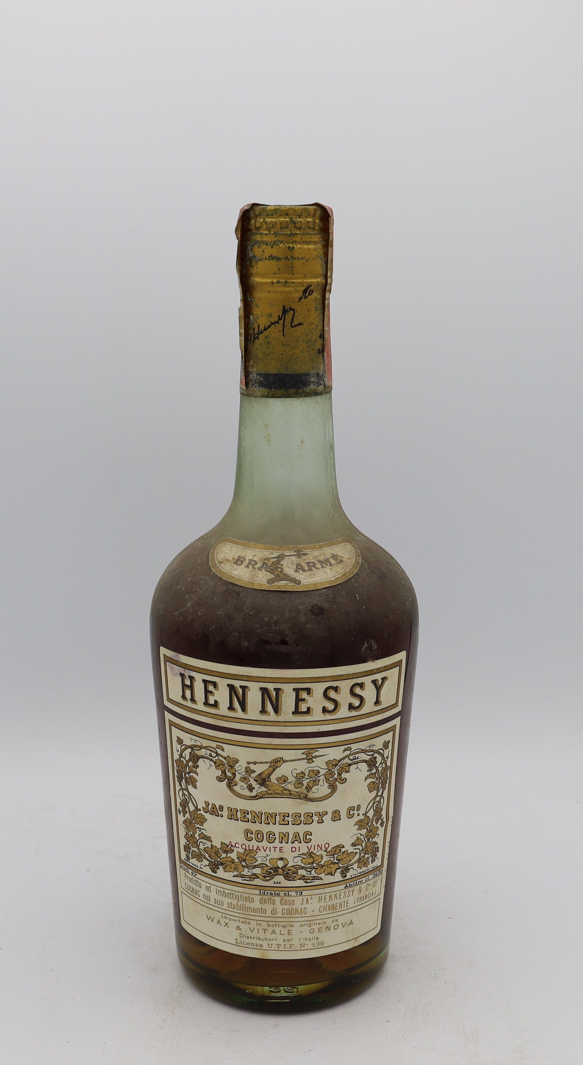 Hennessy Cognac Vintage 1965 Bras Arme: Rare Collector's Item