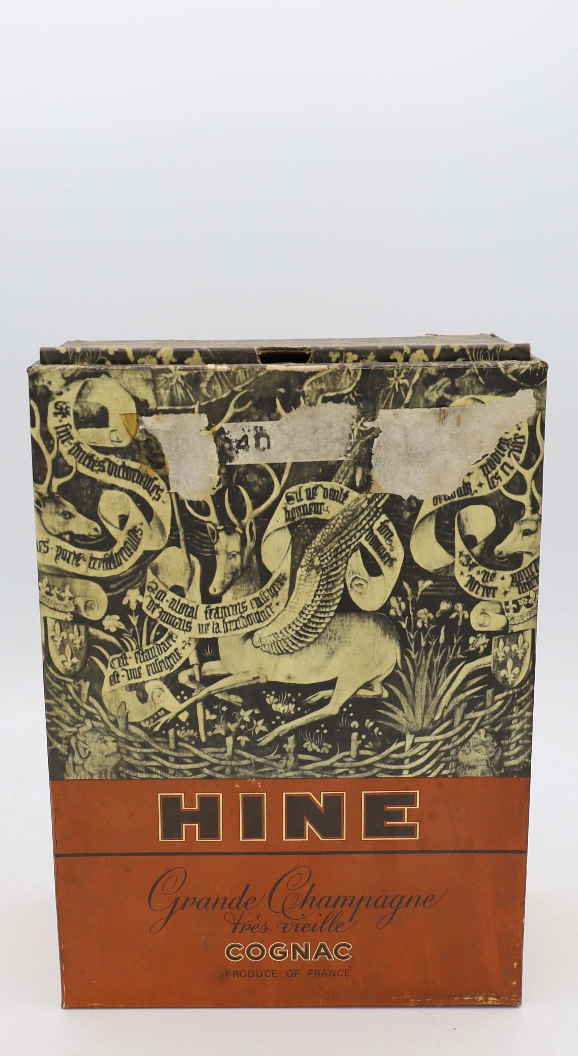 Hine Cognac Grande Champagne Tres Vieille 1960's