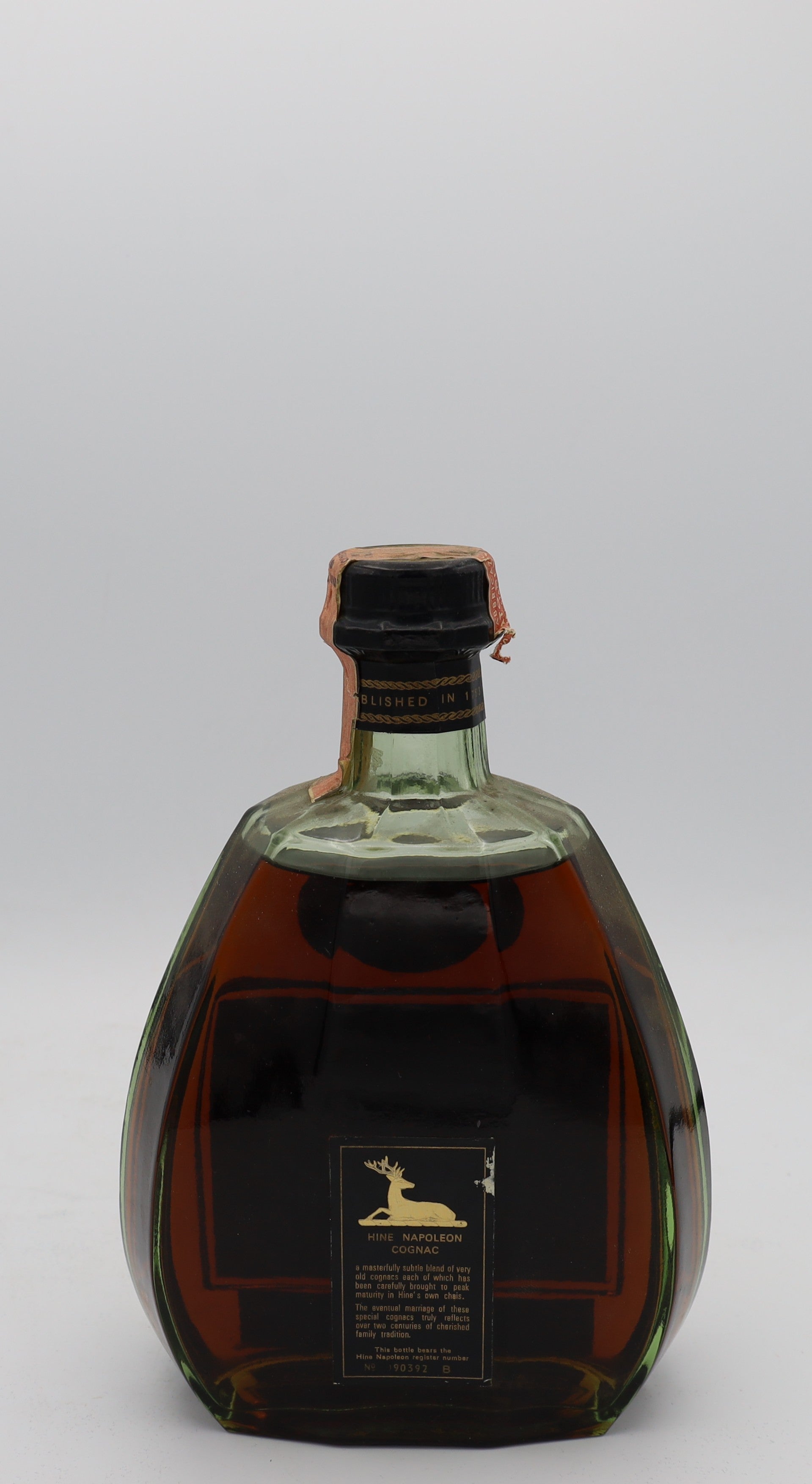 Hine Cognac Extra Fine Napoleon Vintage 1980's