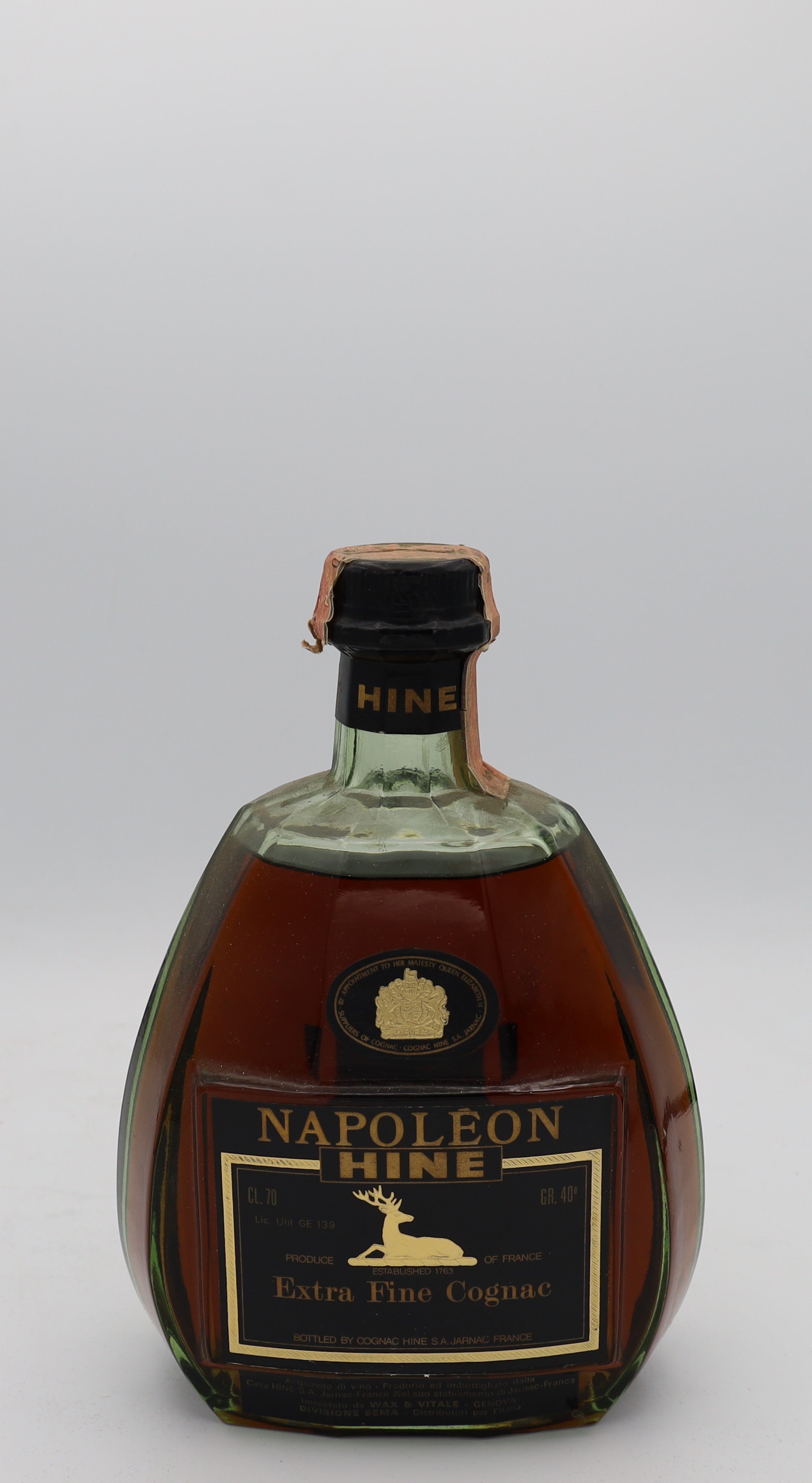 Hine Cognac Extra Fine Napoleon Vintage 1980's