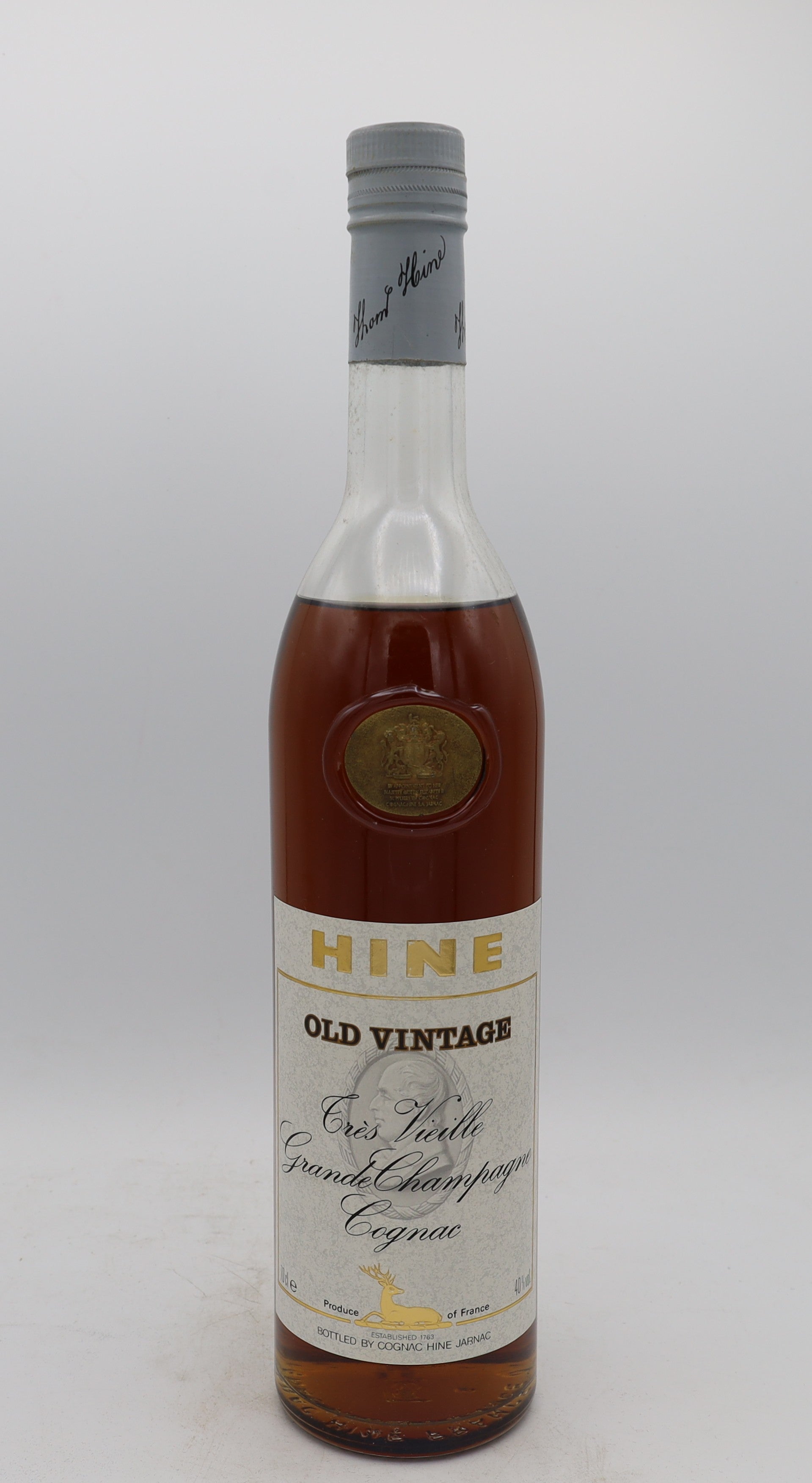Hine Cognac Old Vintage Tres Vieille 1960's