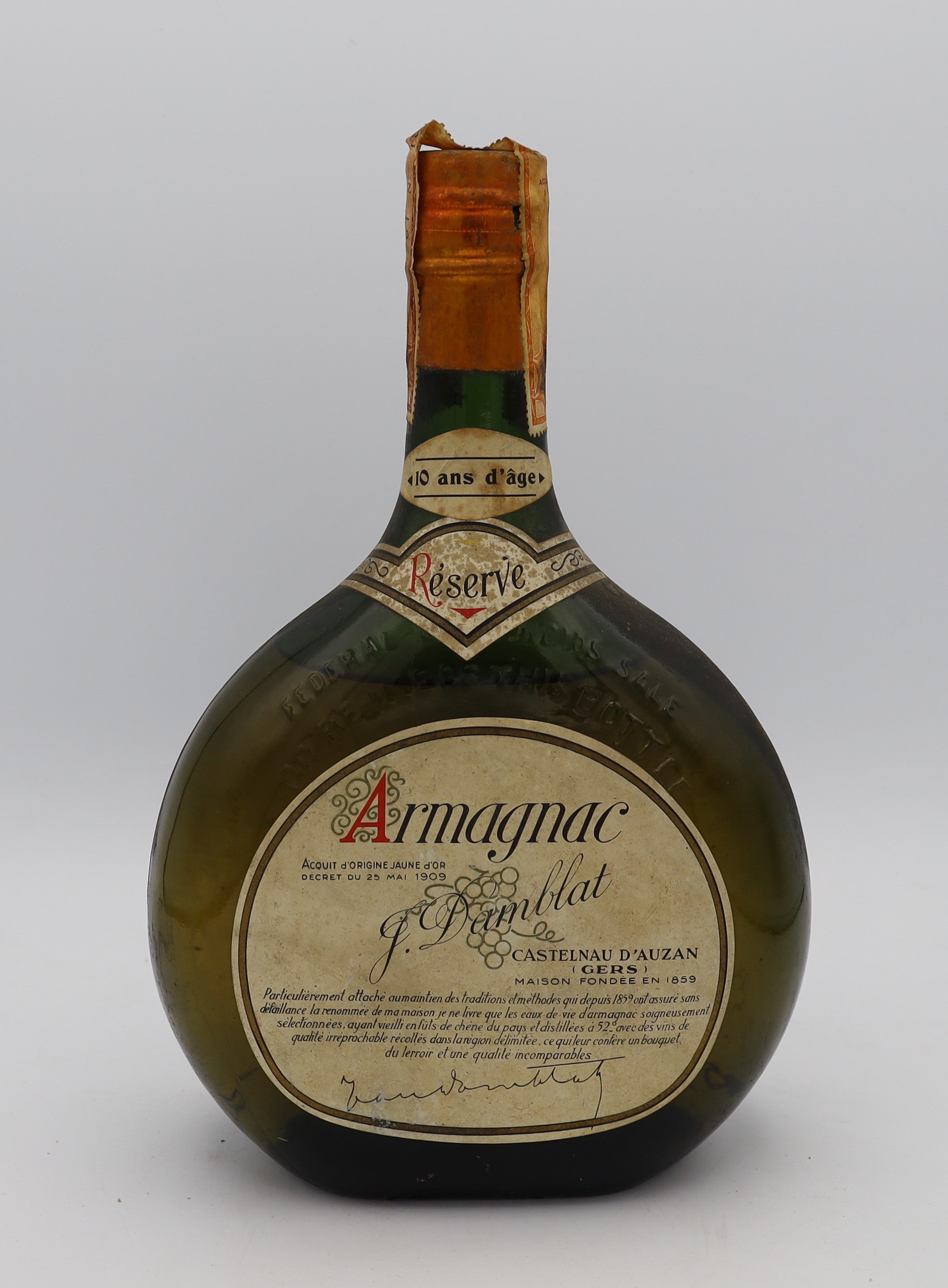 Damblat 10yo Armagnac Réserve Vintage 1960's – Smooth Taste