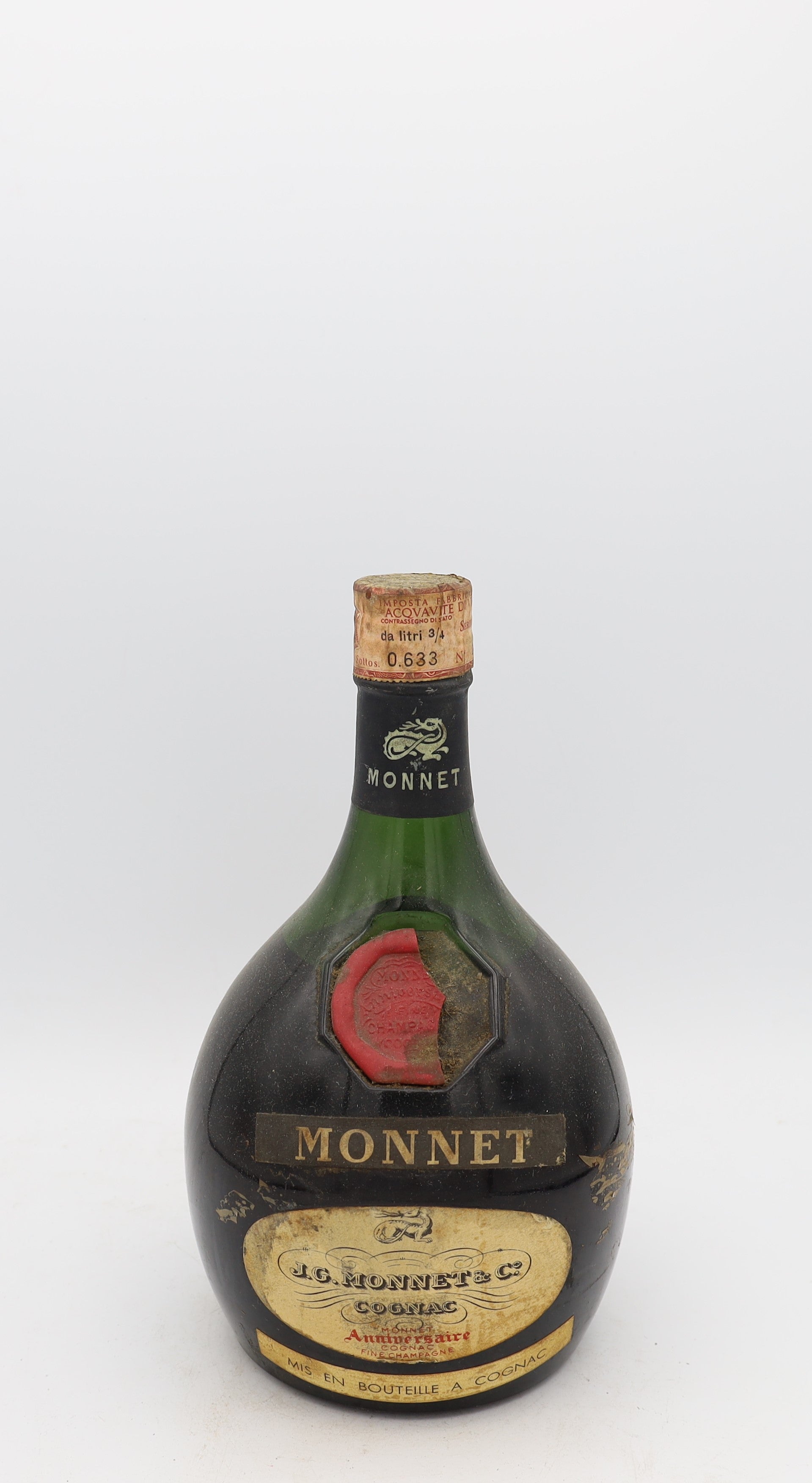 Monnet Cognac Vintage 1950's: Taste French Tradition - Reserved