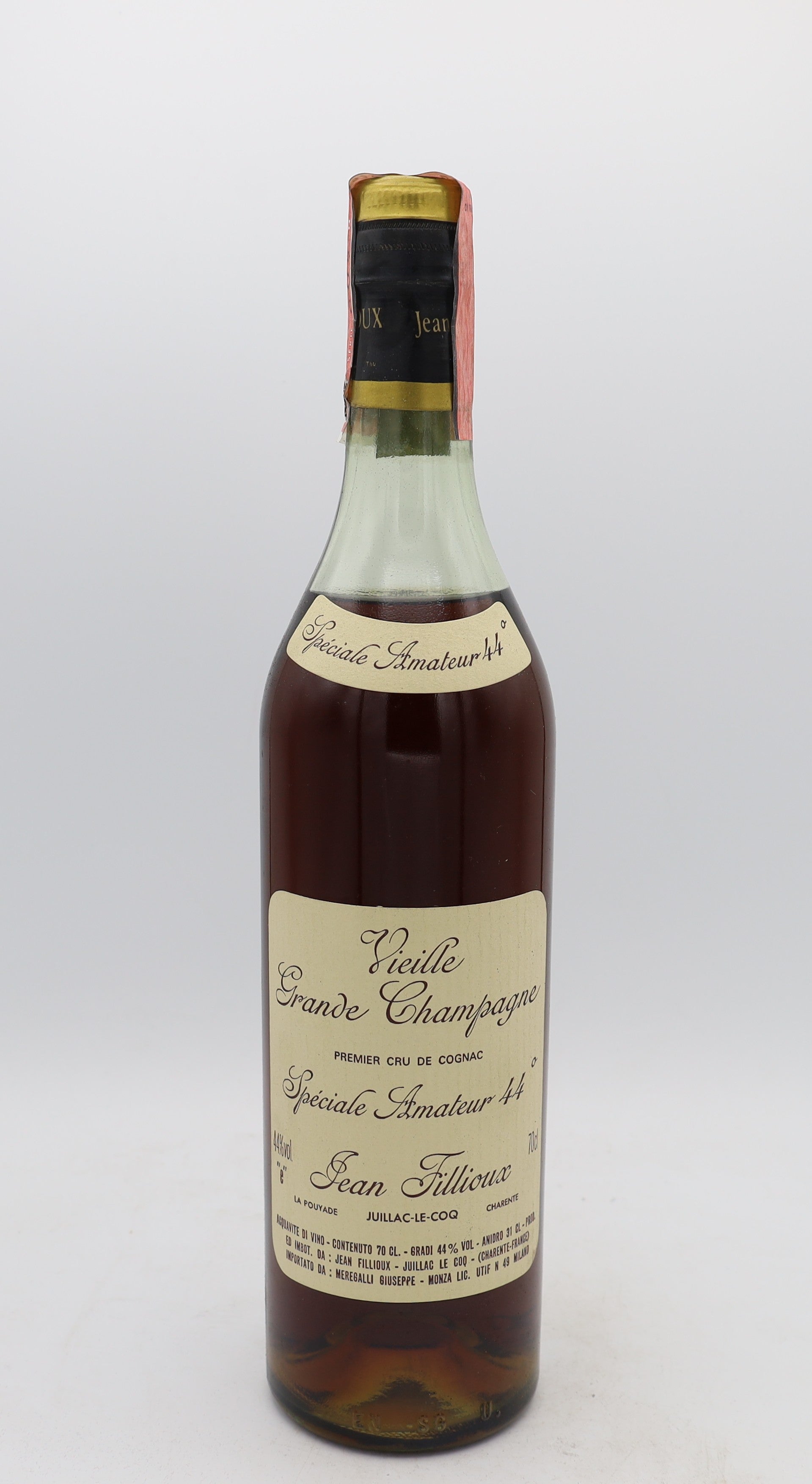 Jean Fillioux Cognac Speciale Amateur 44 1980's