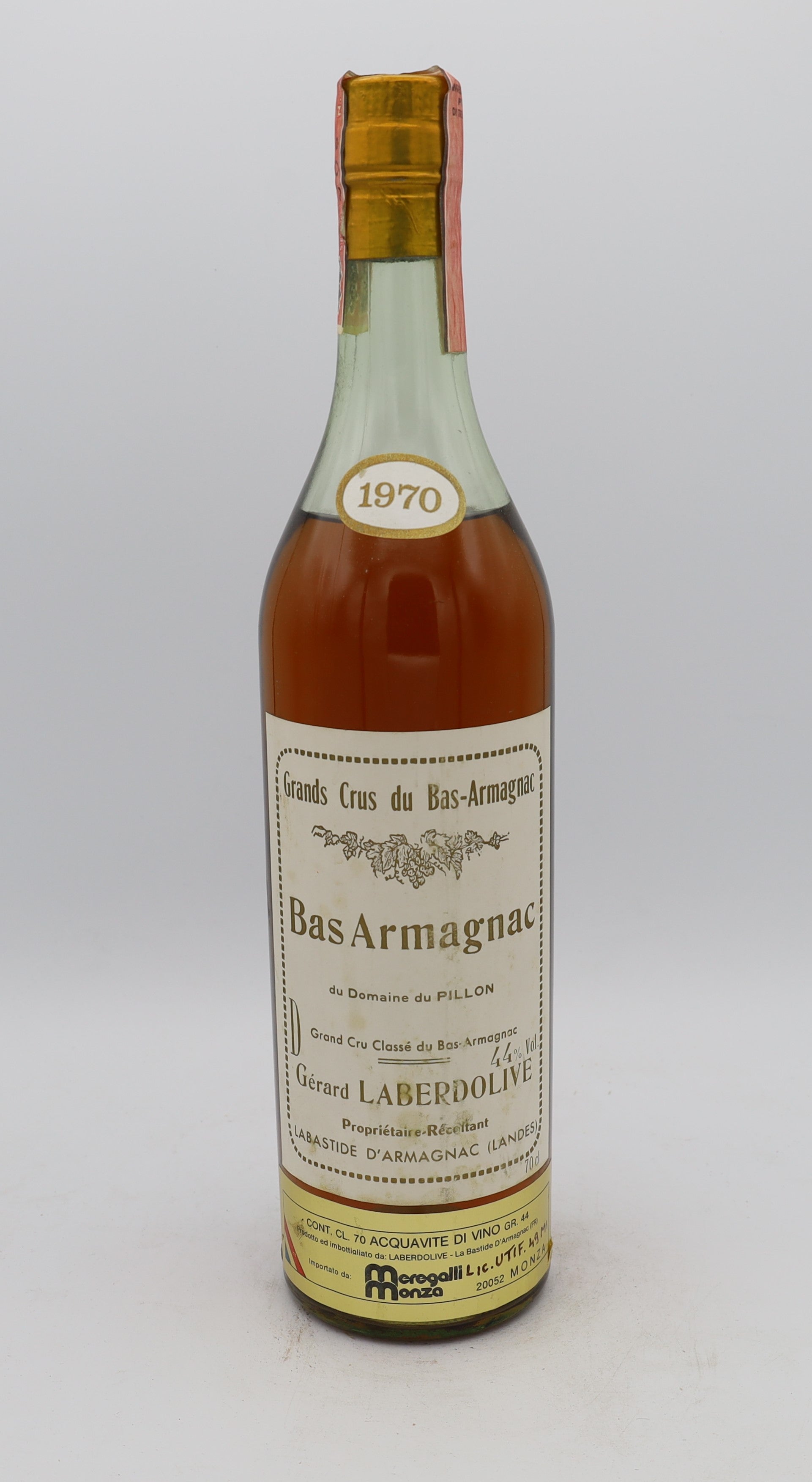 Laberdolive Grands Crus Bas Armagnac Vintage 1970