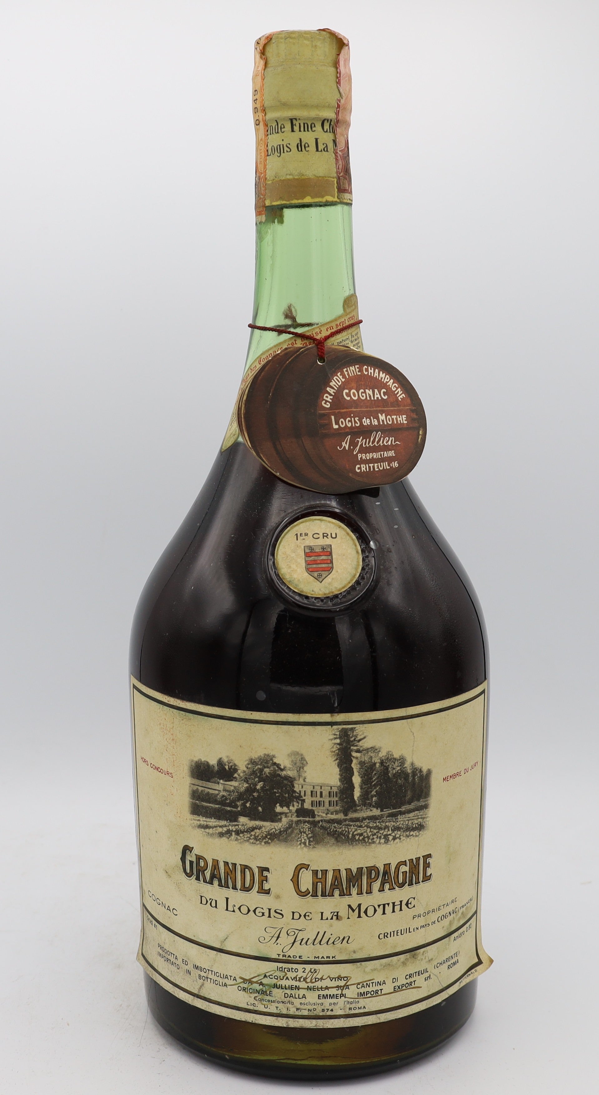 Logis de la Mothe 2 liter Cognac 1960's