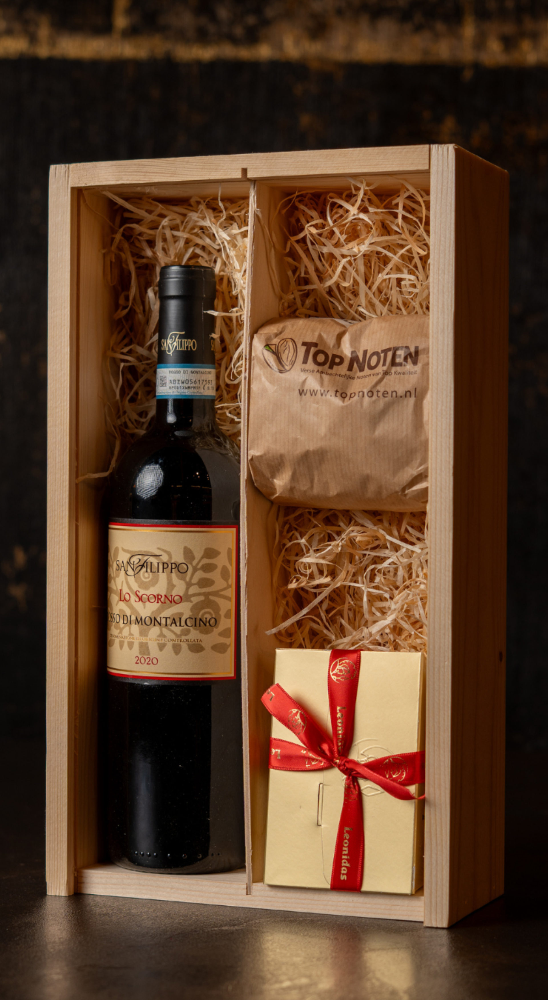 Luxe kerstpakketten - Wijn geschenkbox