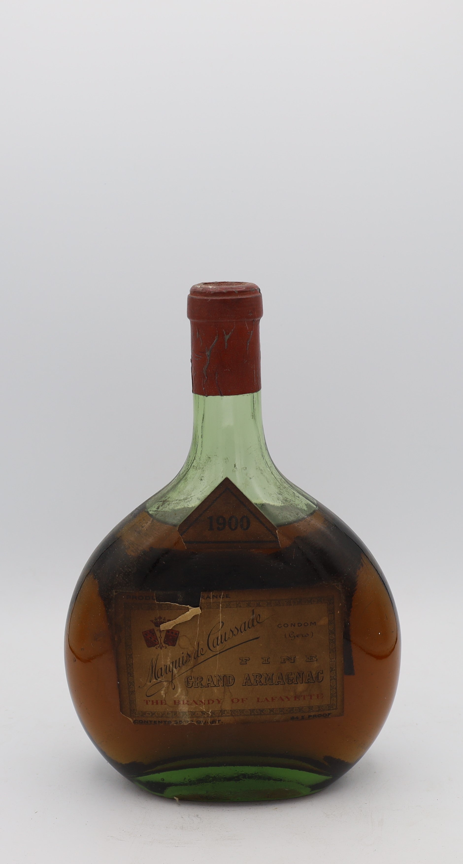 Marquis de Caussade Fine Grand Armagnac Vintage 1900