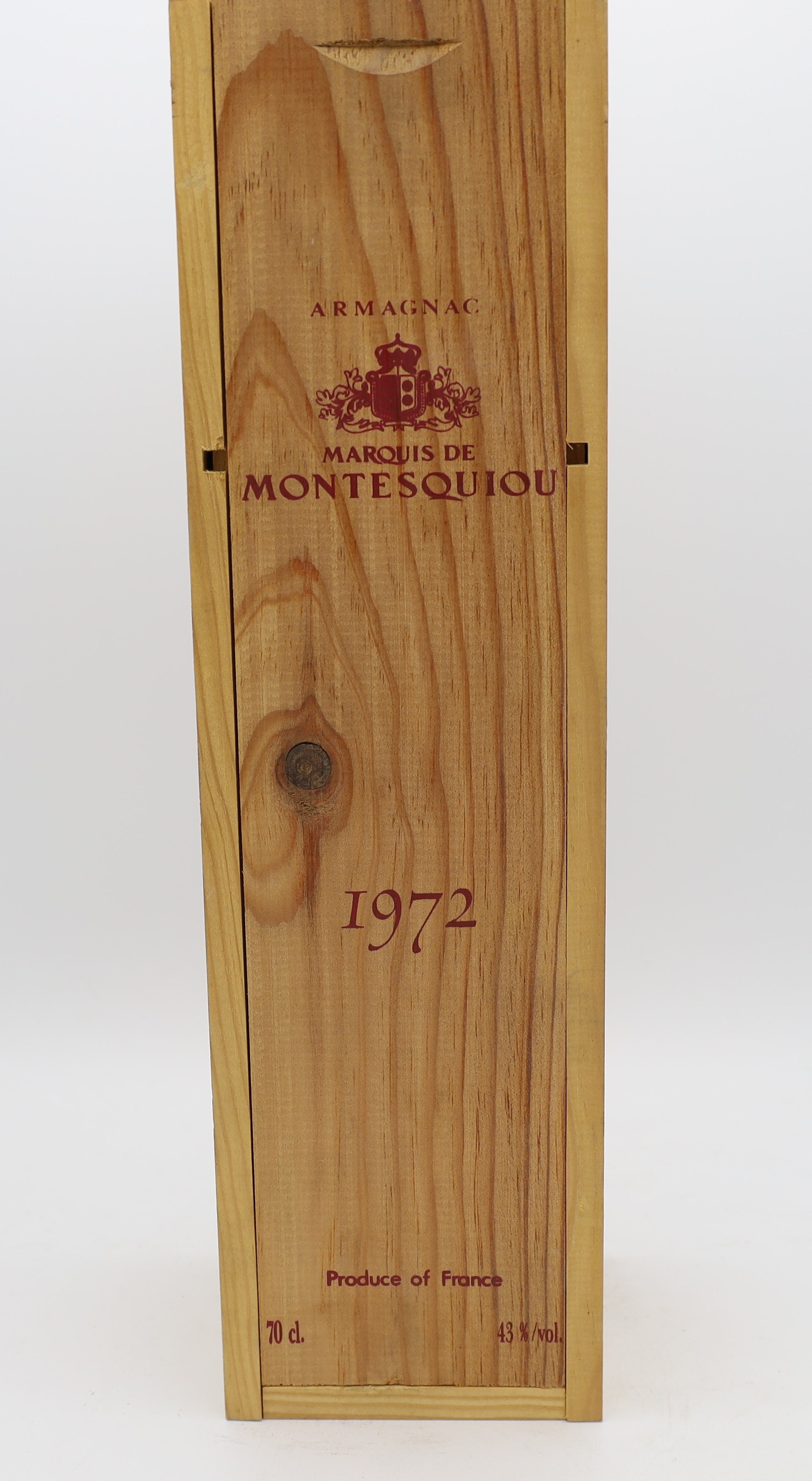 Marquis de Montesquiou Armagnac Vintage 1972