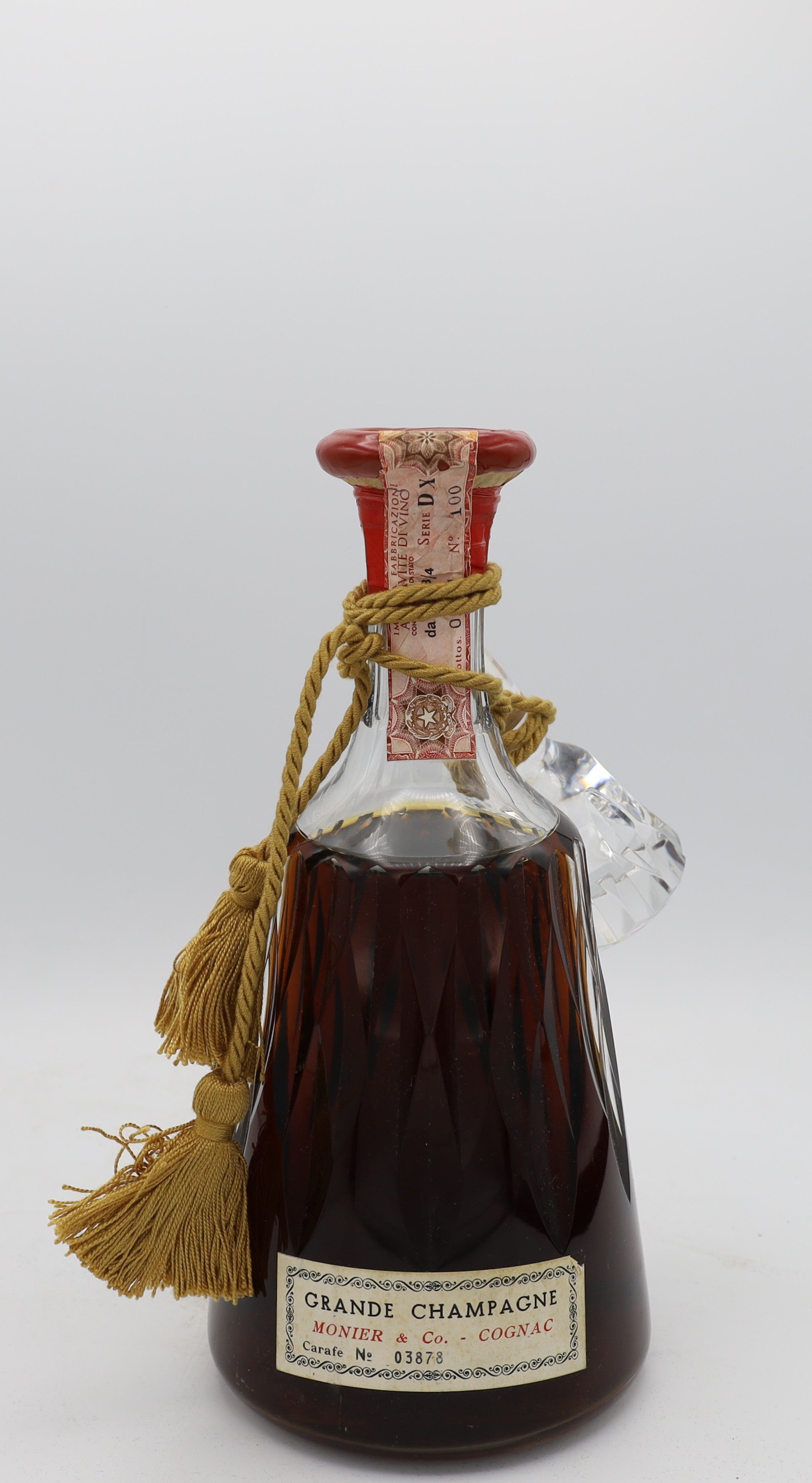 Monier Cognac Baccarat Crystal Vintage 1910