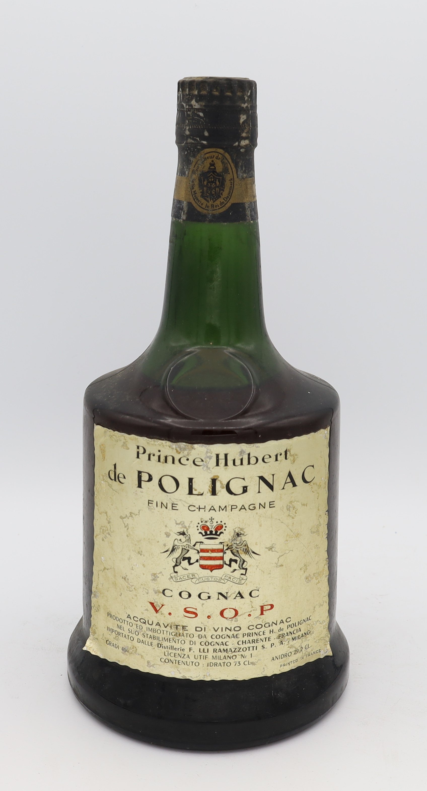 Prince Hubert VSOP Fine Champagne Cognac – premium French brandy crafted from Fine Champagne eaux-de-vie, offering rich amber color, smooth and elegant flavors, ideal for collectors.