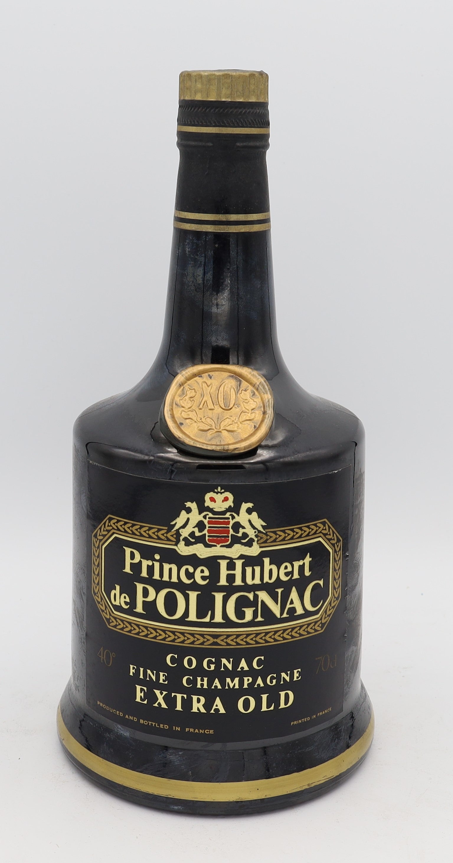 Prince Hubert XO Extra Old Champagne Cognac – premium French brandy aged to perfection, offering deep amber color, complex aromas of oak and dried fruit and a smooth, luxurious finish.