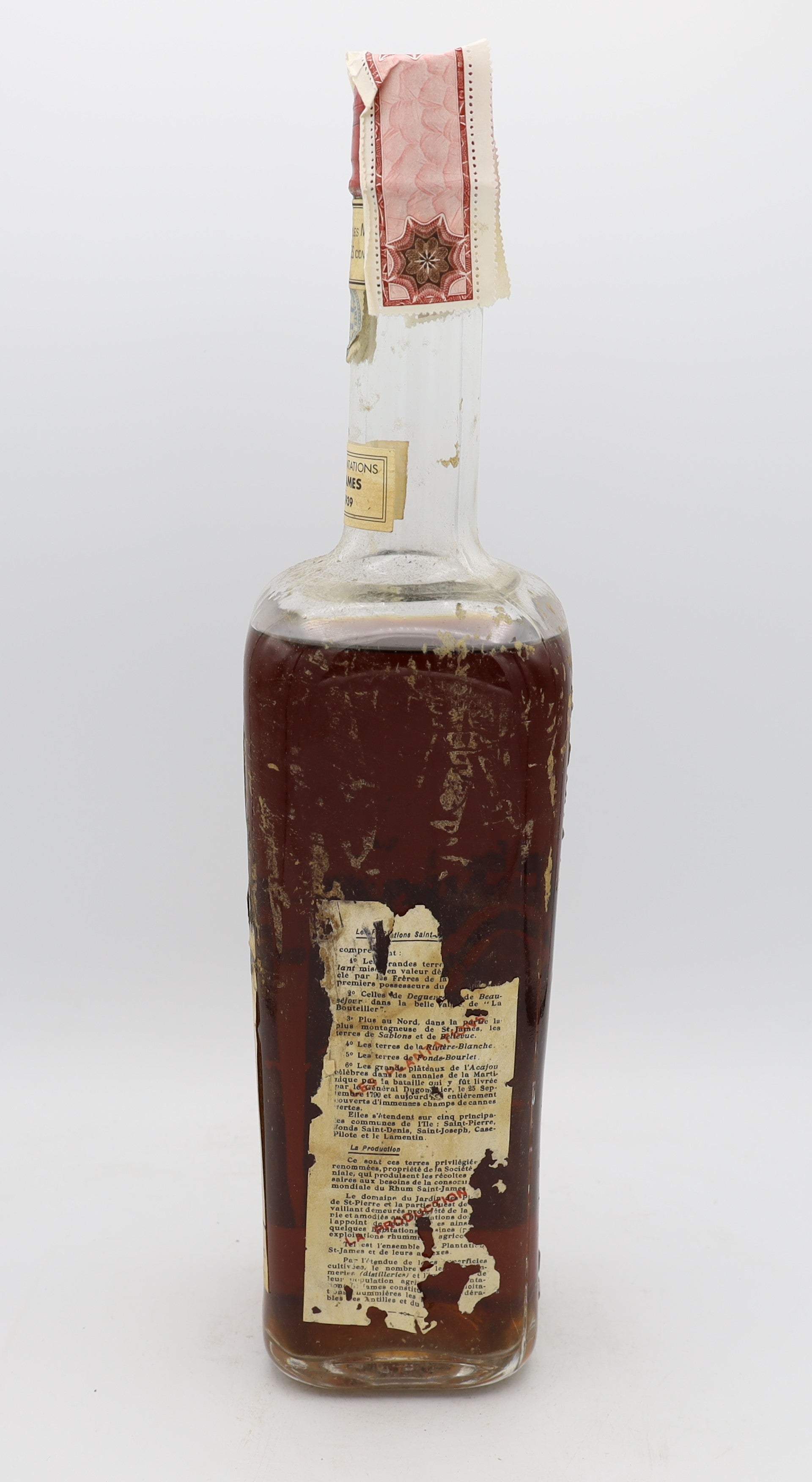Saint James Agricole Rum Recolte 1939