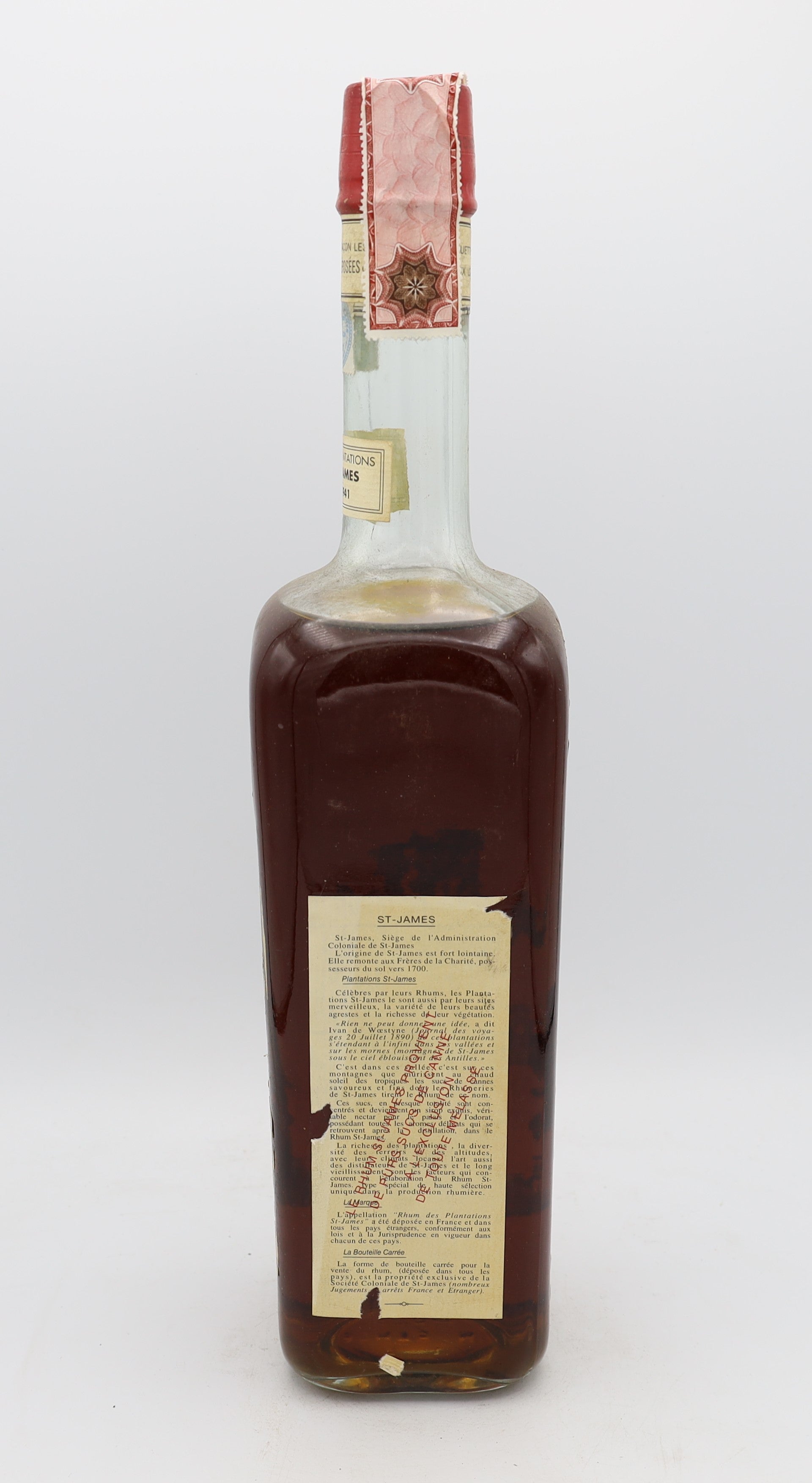 Saint James Agricole Rum Recolte 1941