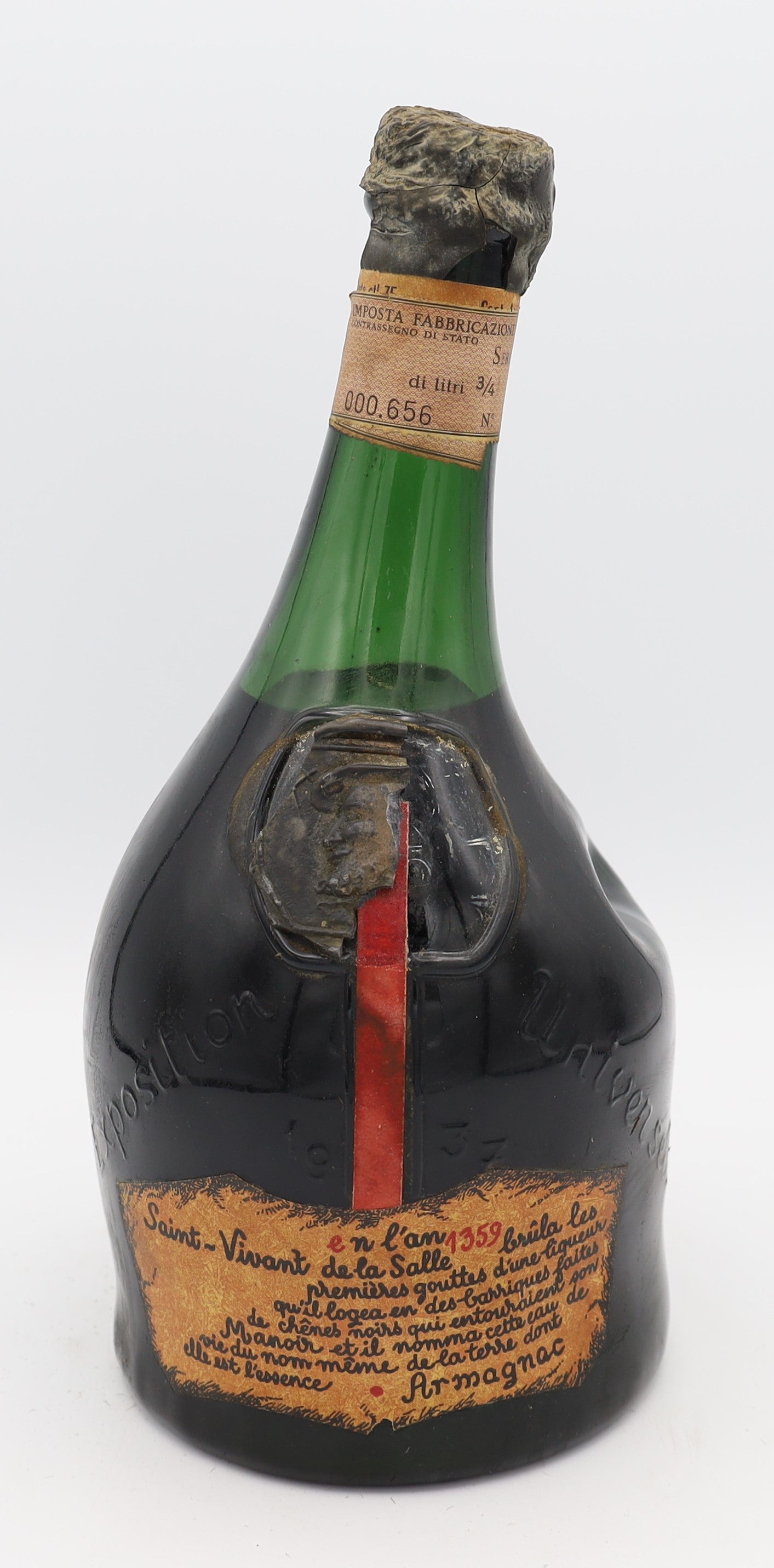 SAINT-VIVANT ARMAGNAC V・S・O・P ブランデー古酒 Saint-Vivant Armagnac 1937: Rare Vintage Collector's Item