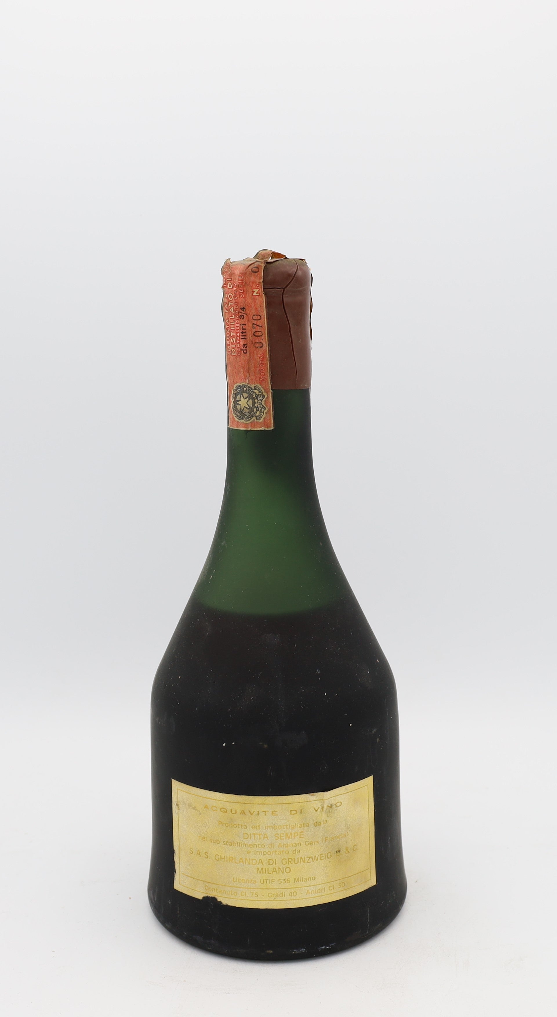 Sempé Armagnac VSOP Vintage 1961 Aignan, Reserved Treasures Club edition – refined aged French brandy with balanced oak and fruit notes.