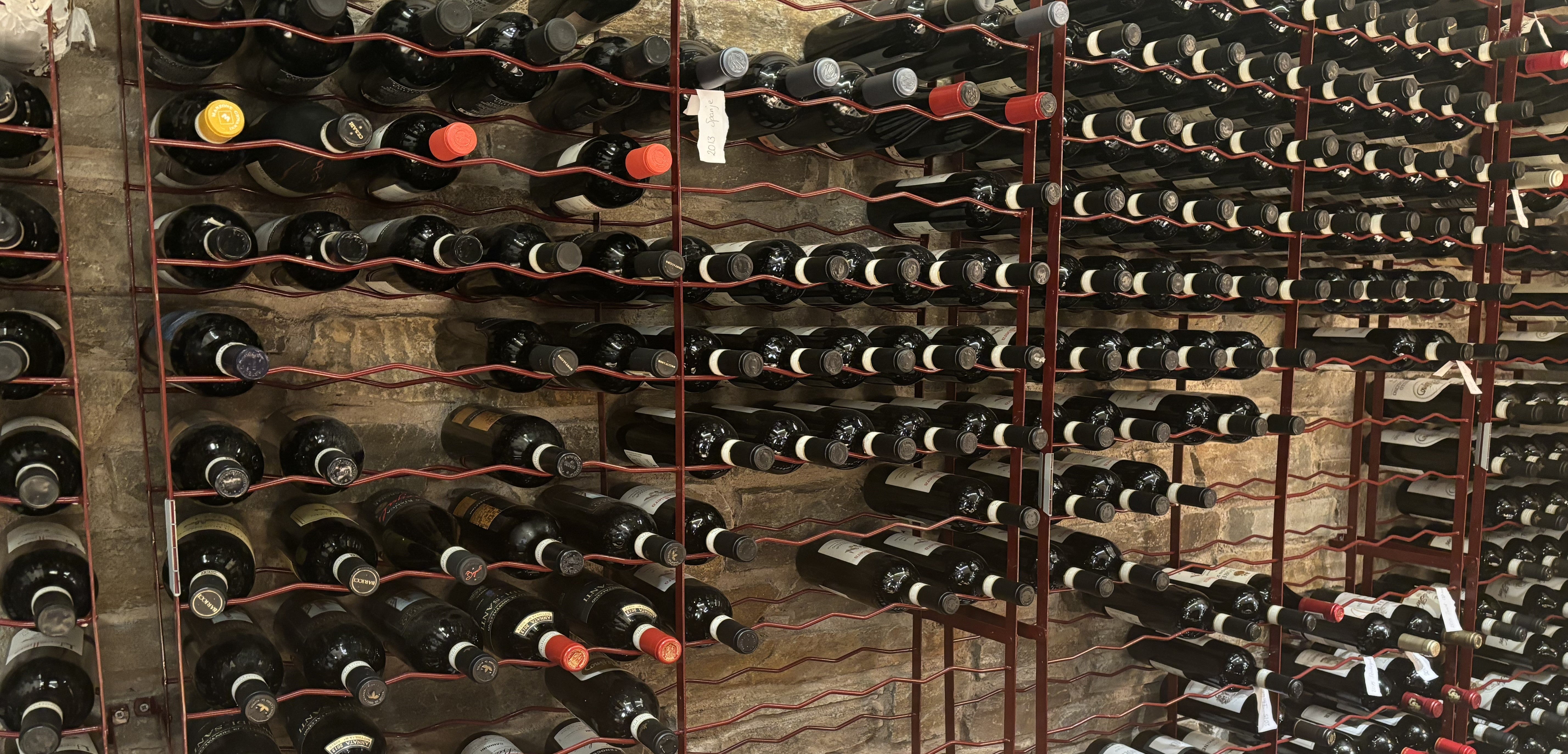 Wine cellar of the Reserved Treasures Club, with aged wines exclusively for RTCmembers