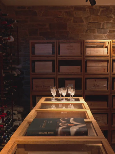 Wine cellar of Reserved Treasures Club - The place where wines and spirits become rare
