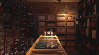 Wine cellar of Reserved Treasures Club - The place where wines and spirits become rare